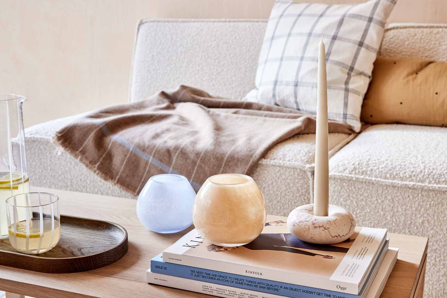 Glass vase OYOY LIVING DESIGN Red