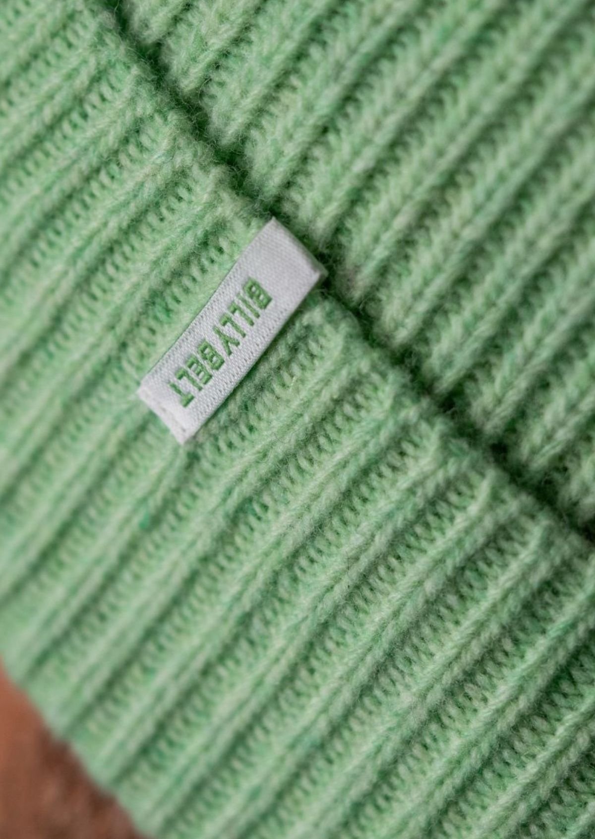Lamb's wool beanie BILLYBELT Green