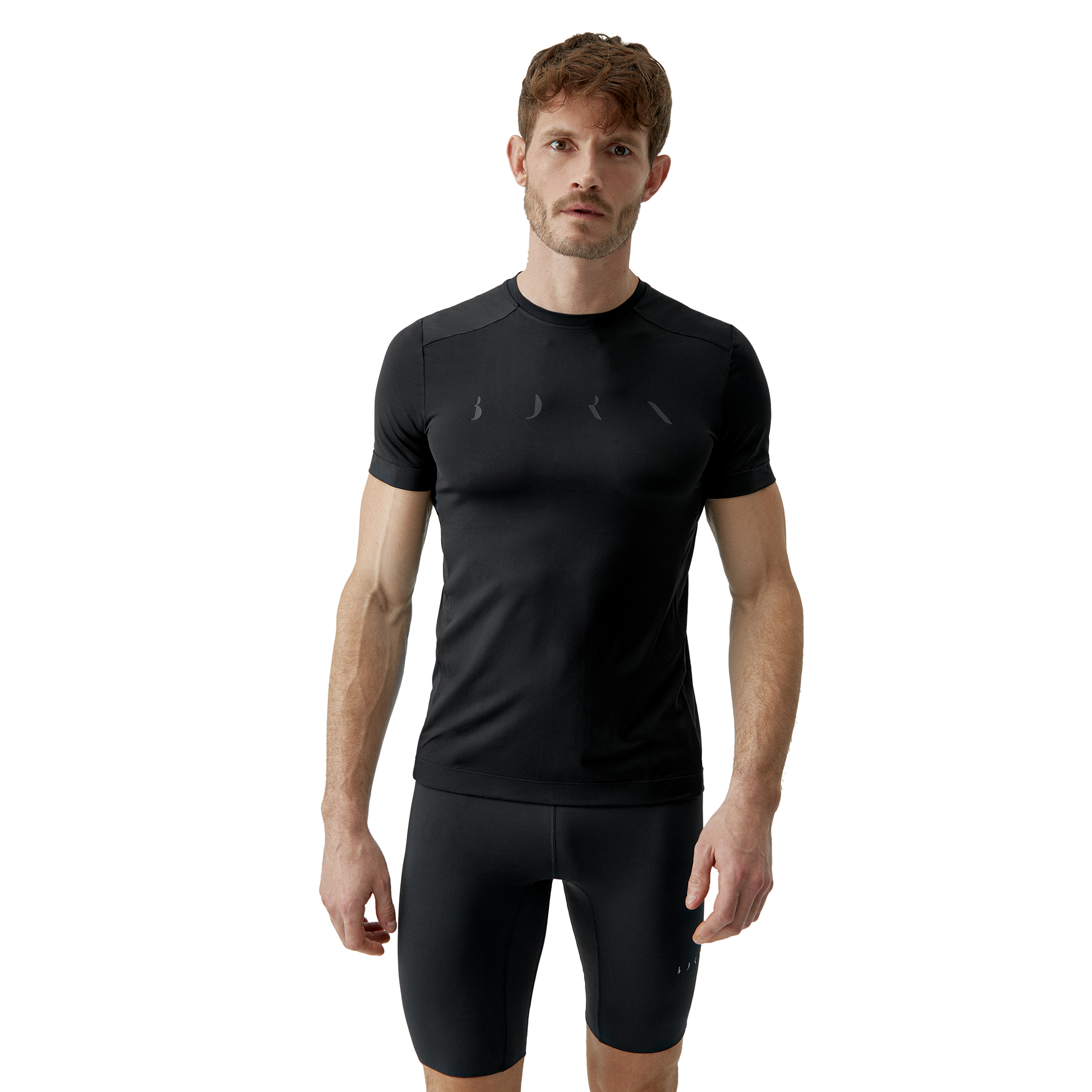 T-shirt with logo on the front BORN LIVING YOGA Black