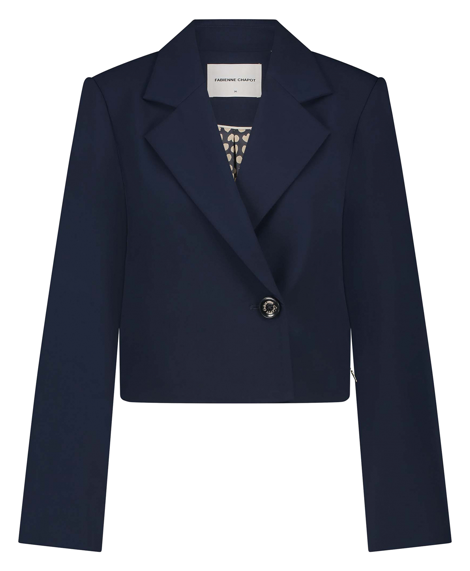 Blazer with tailored collar FABIENNE CHAPOT Blue