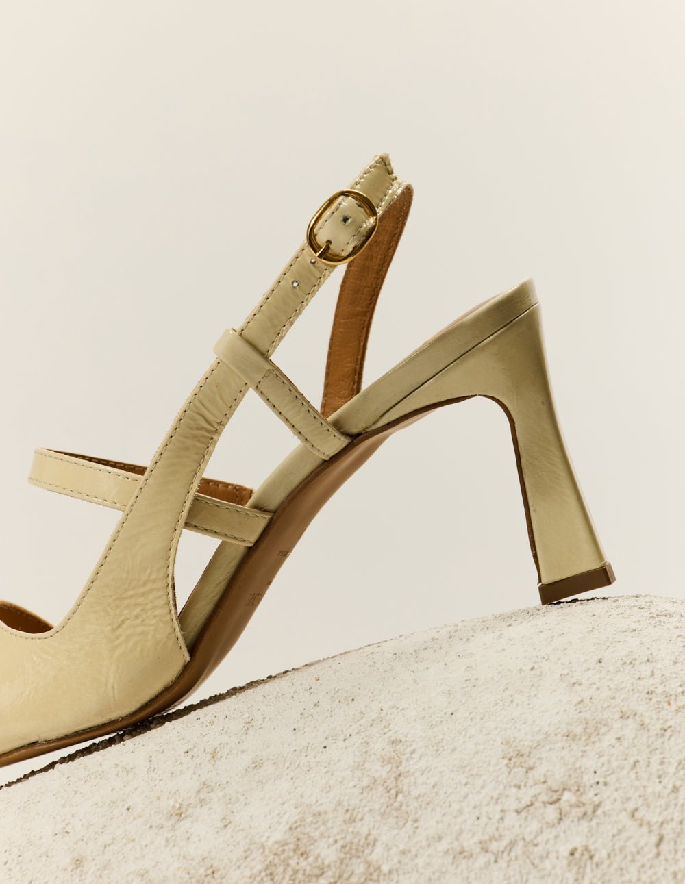 Heeled sandals ODAJE EX. M.MOUSTACHE Beige