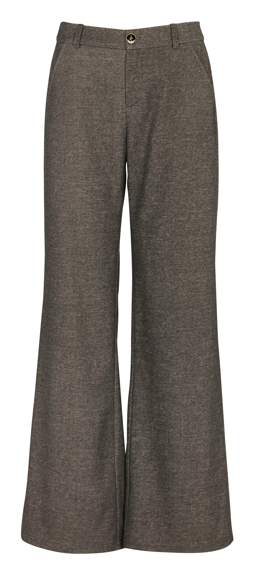 Wijde kostuumbroek met hoge taille ONE STEP Grijs