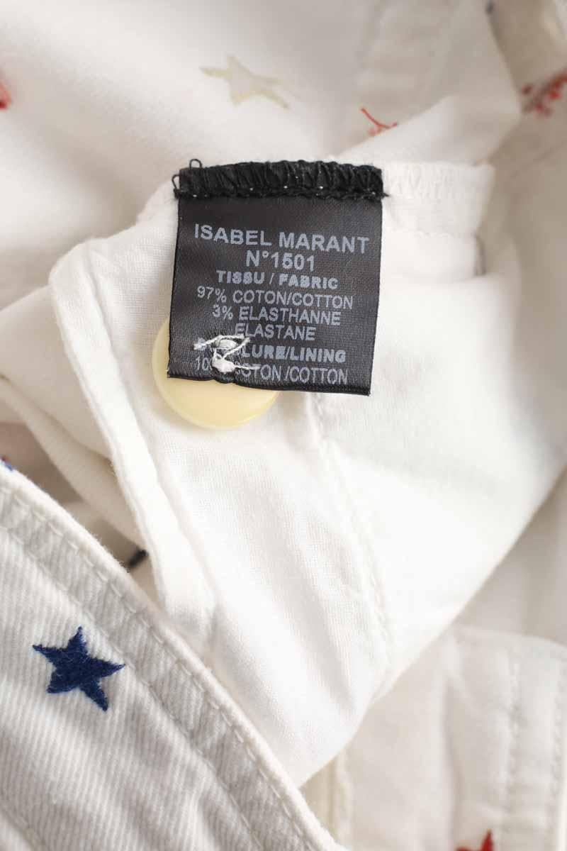 Cotton skinny jeans ISABEL MARANT ÉTOILE - SECONDE MAIN White