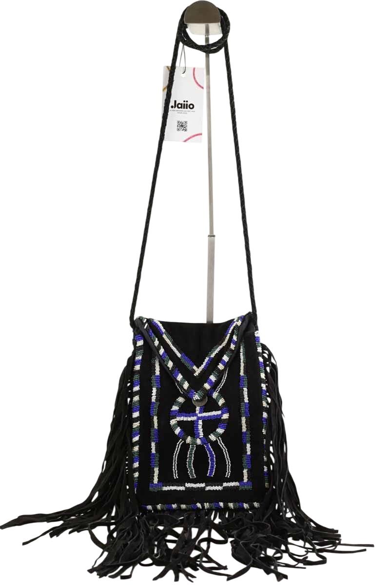 Bari suede shoulder bag ANTIK BATIK - Seconde Main Black