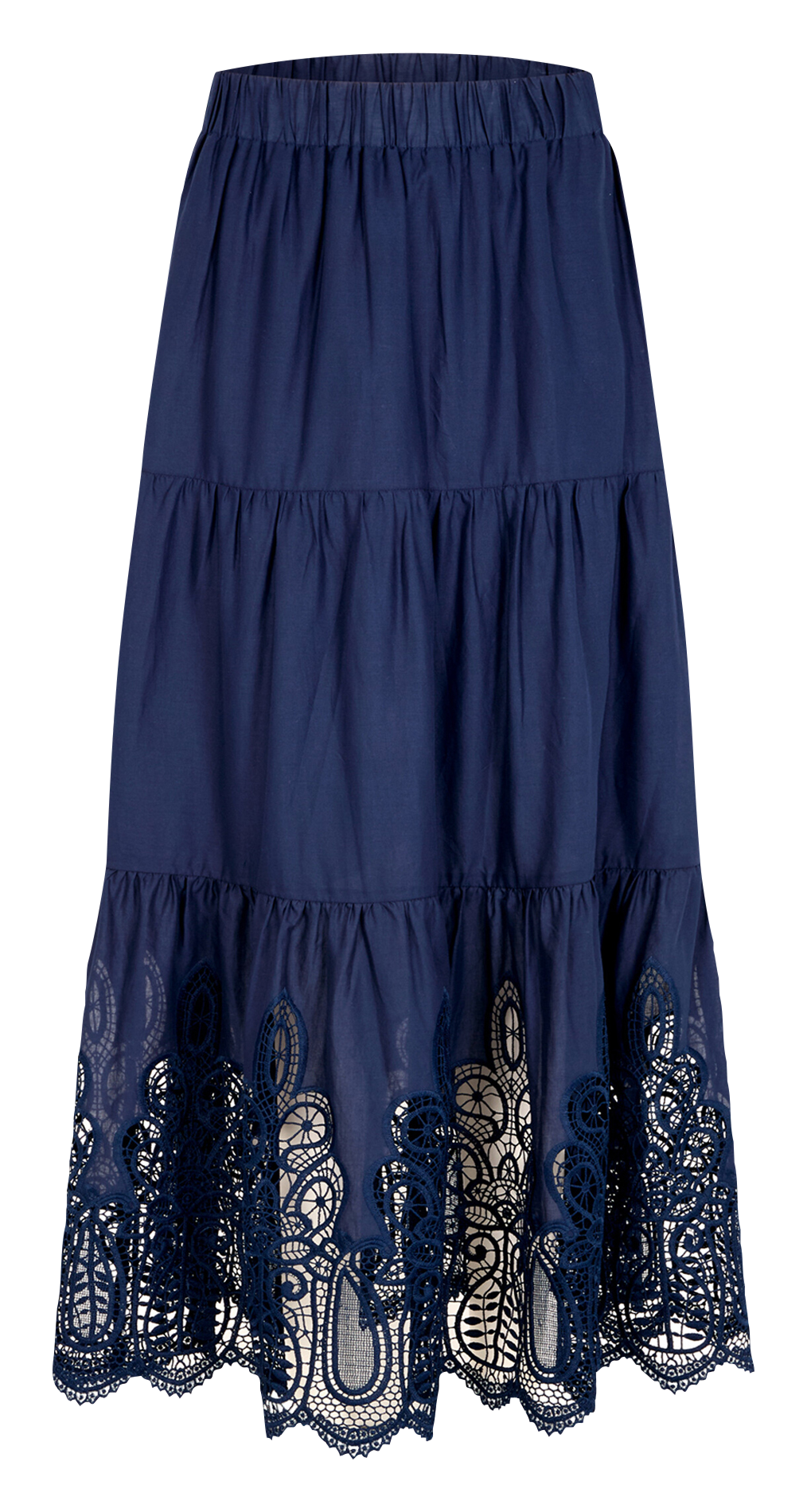 Katoenen midirok Anaïs MORGAN Blauw