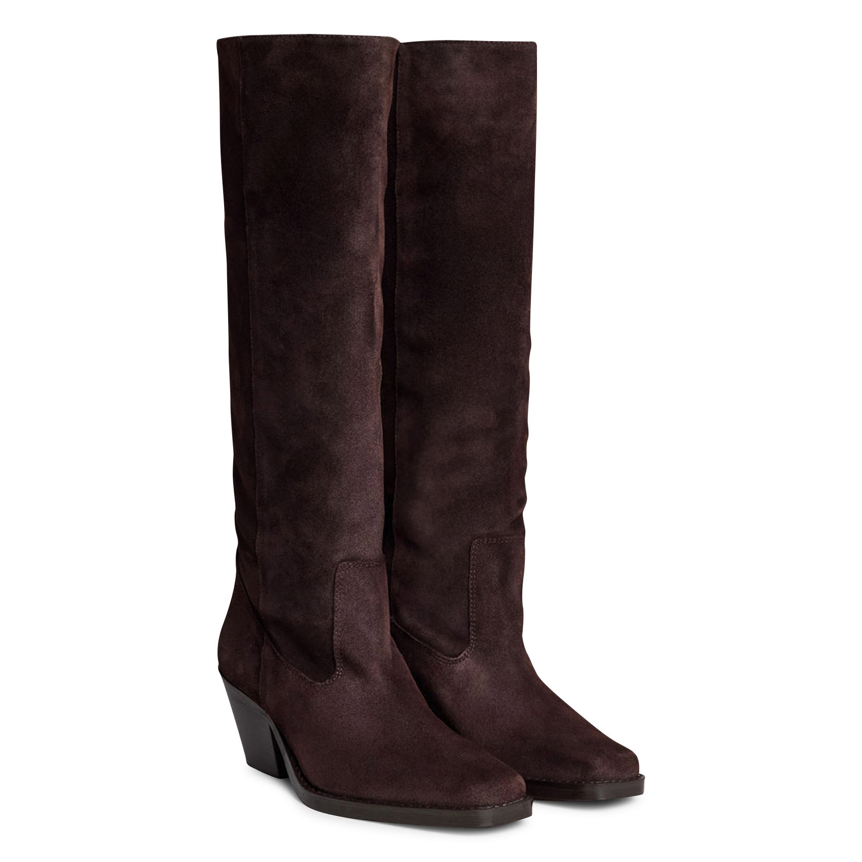 Suede boots JONAK Brown