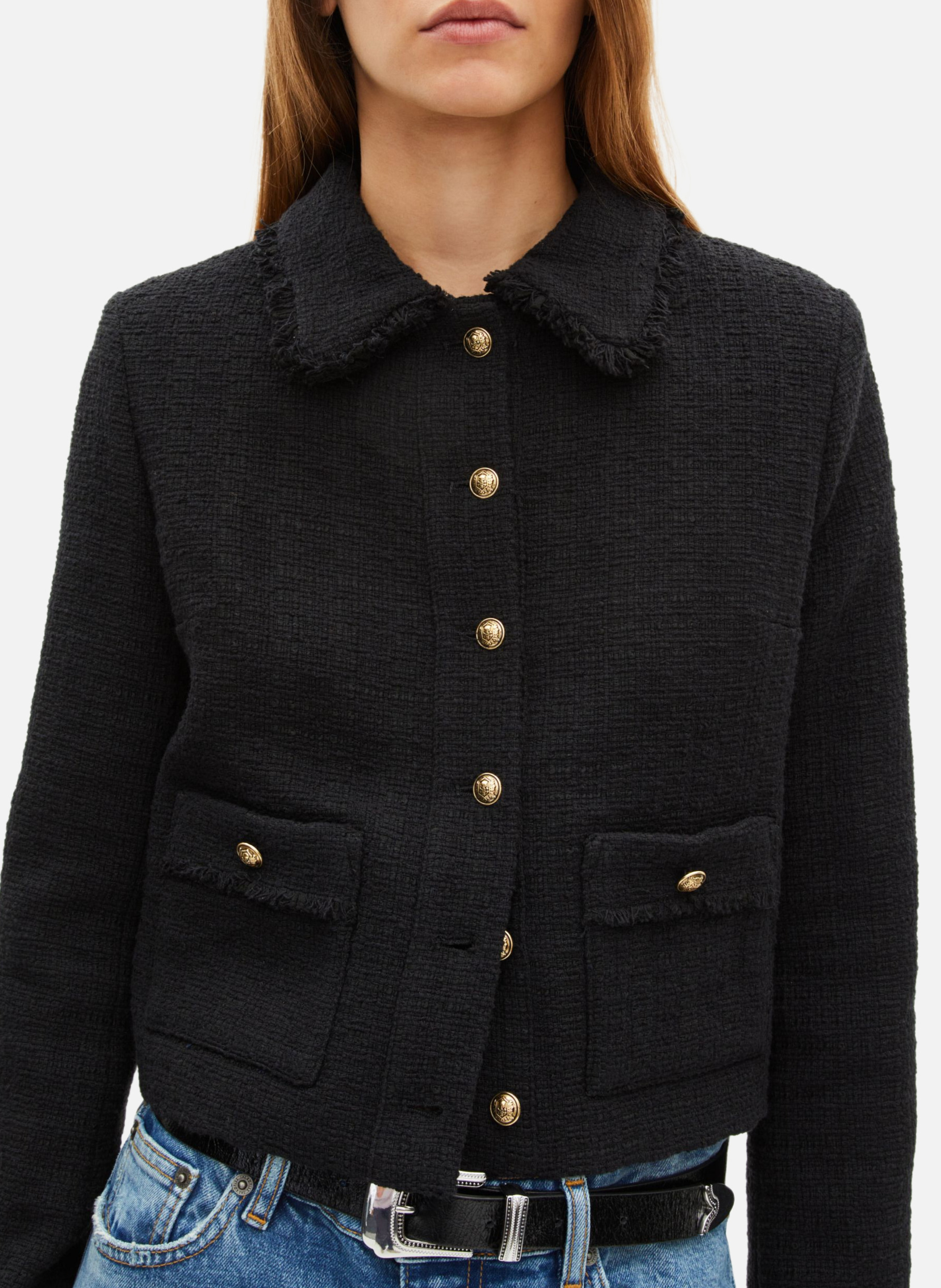 Chunky-knit cardigan THE KOOPLES Black