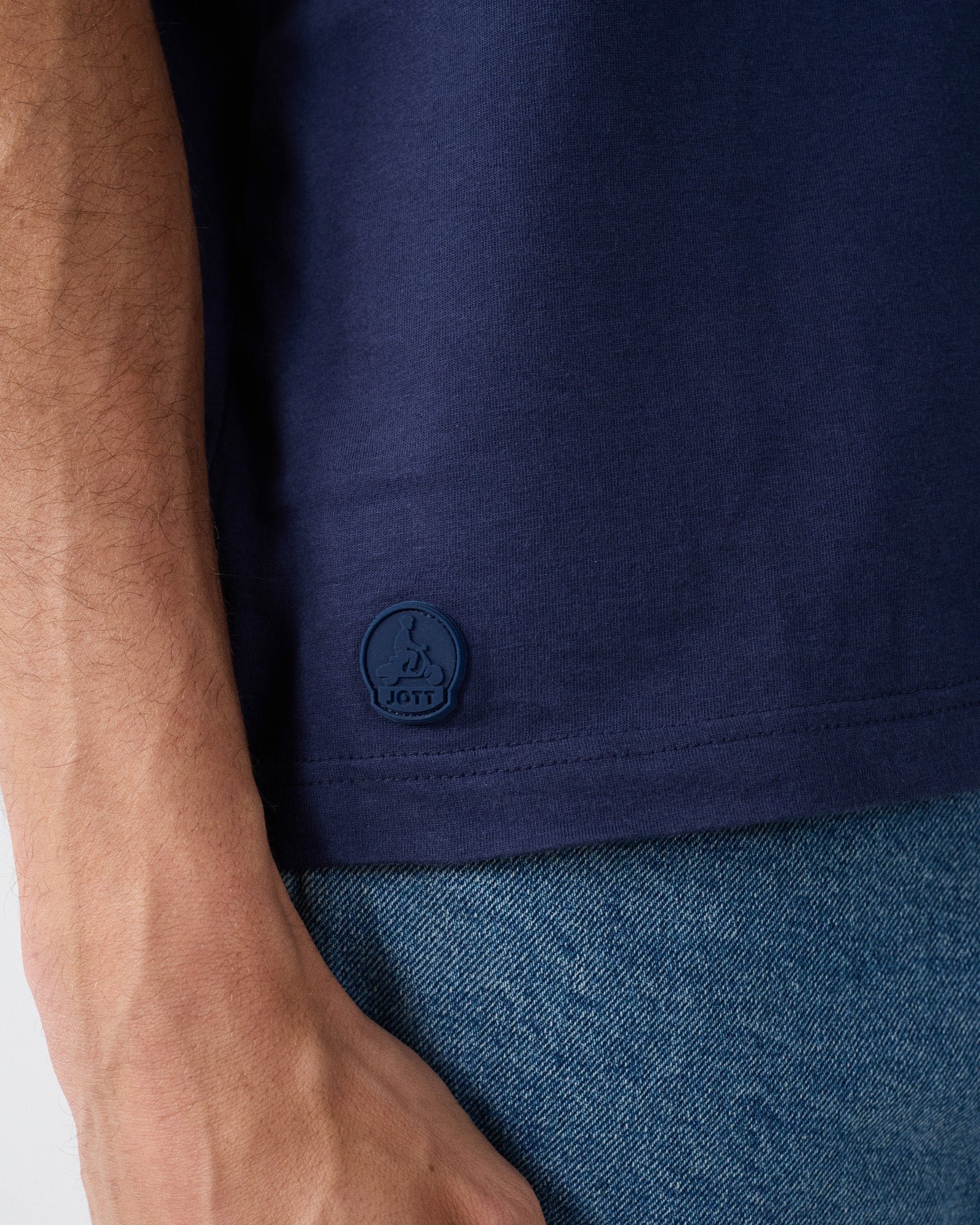 Round neck petro T-shirt JOTT Blue