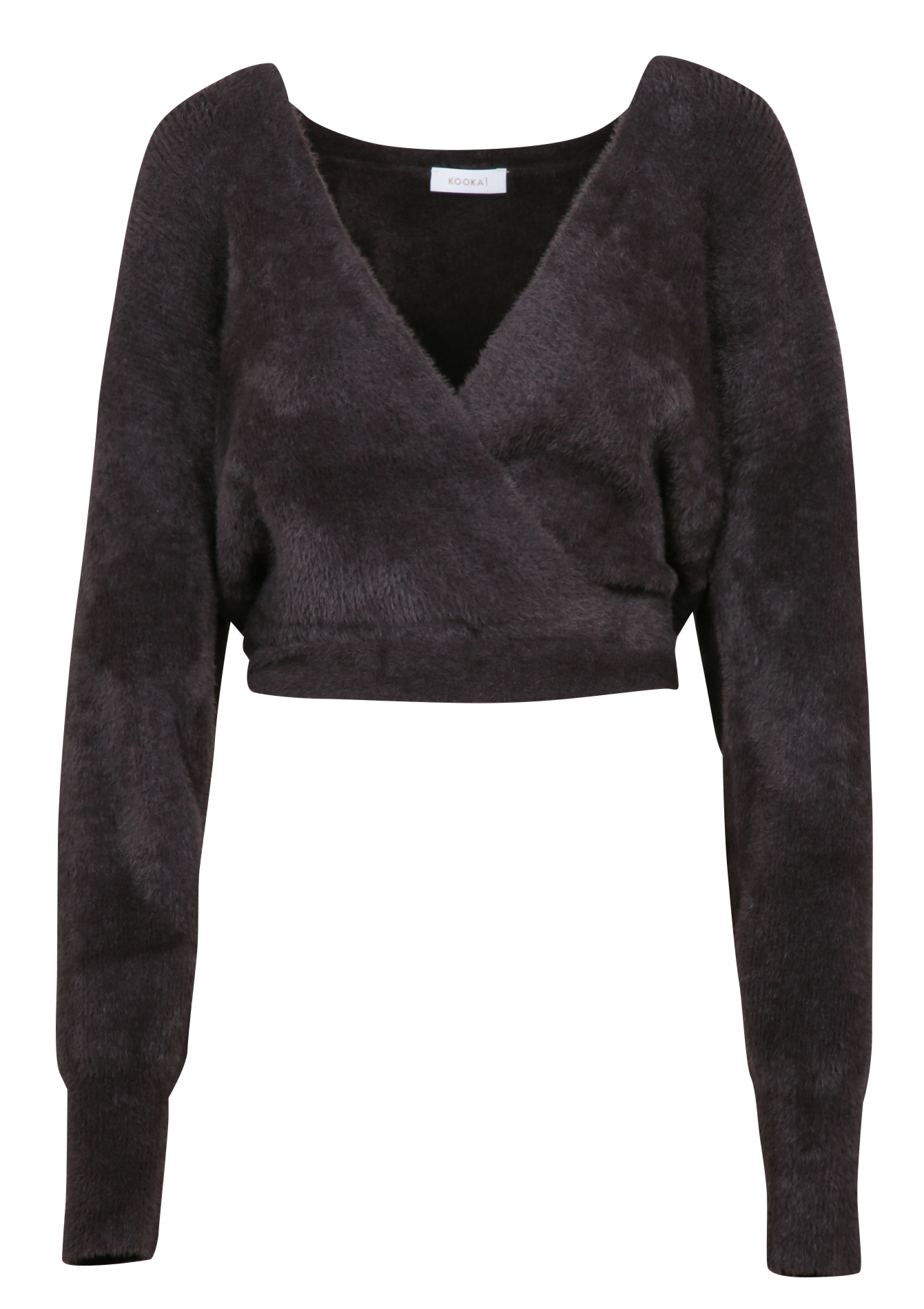 Gilet oversize col V KOOKAI Marron