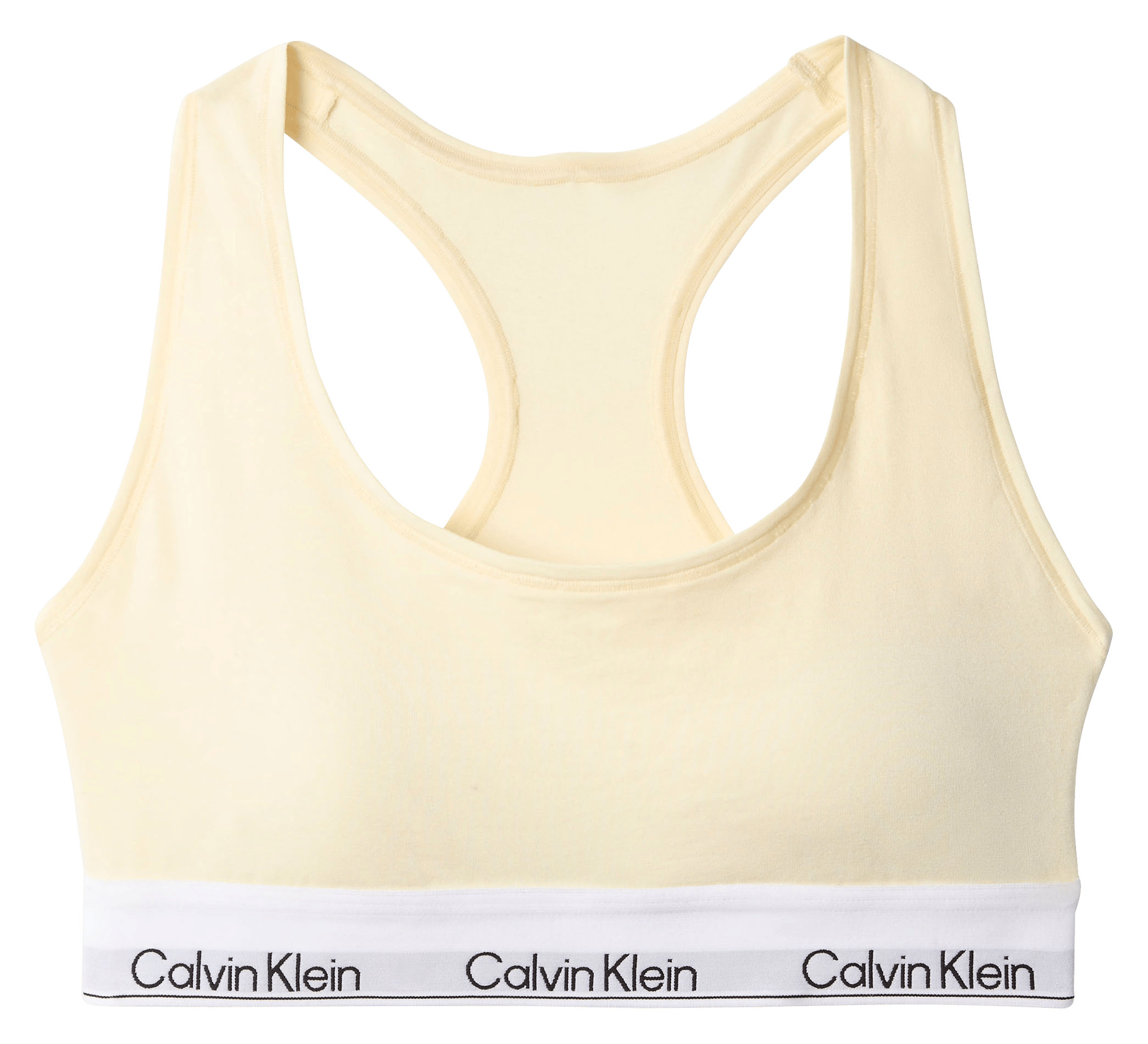Brassière en coton mélangé Blanc