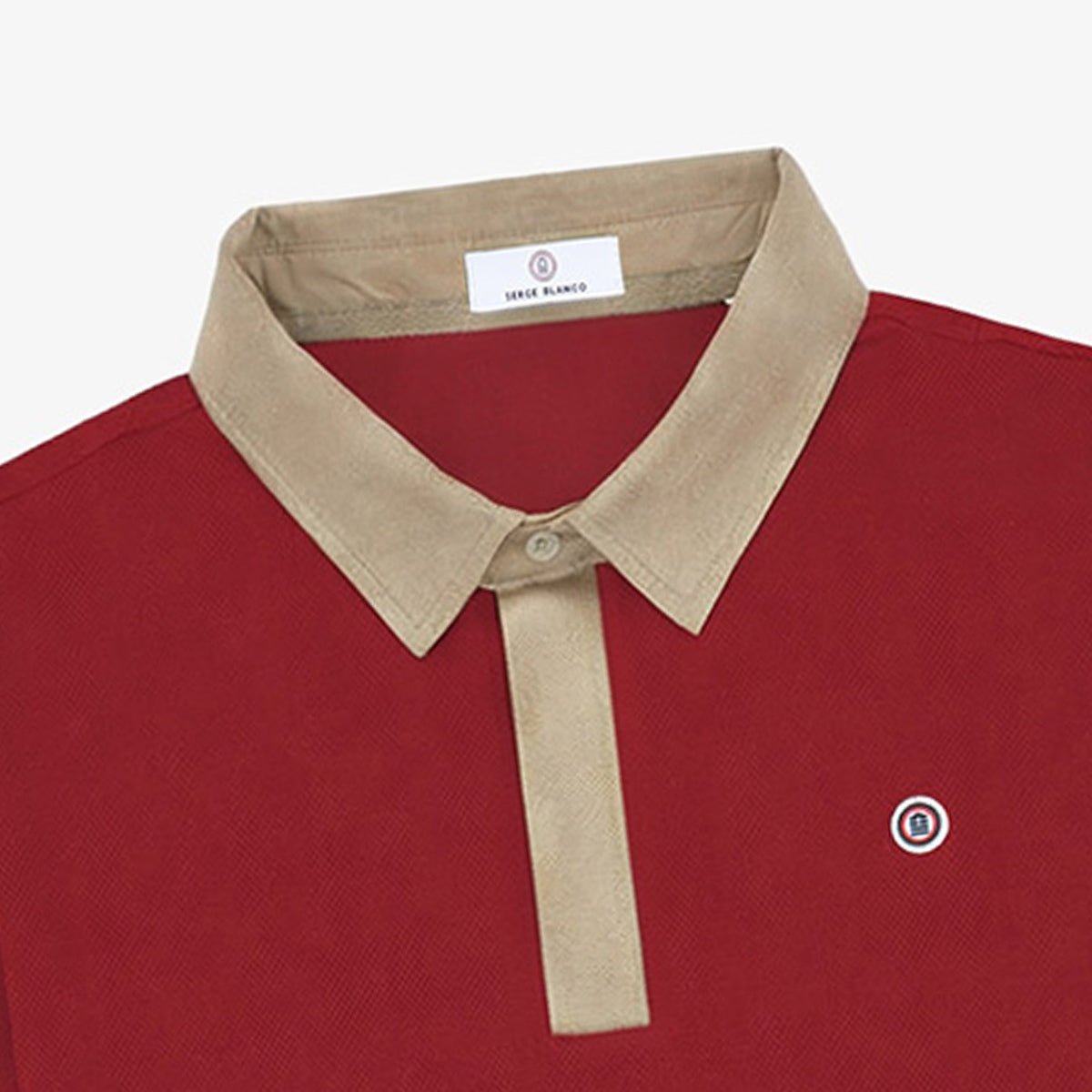 Rugby jersey 15 SERGE BLANCO Red