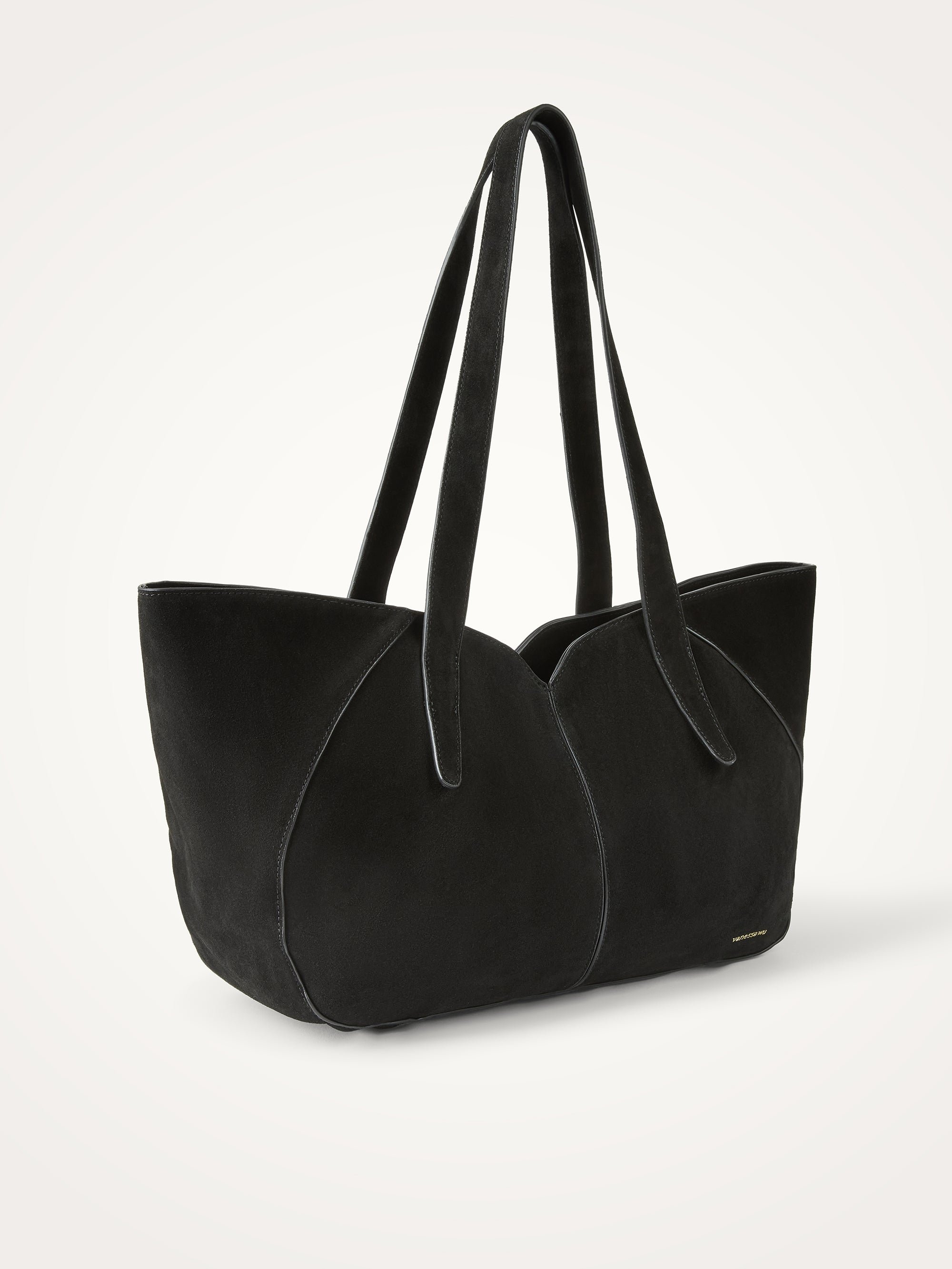 Oversized tote bag with handles and shoulder strap VANESSA WU Black