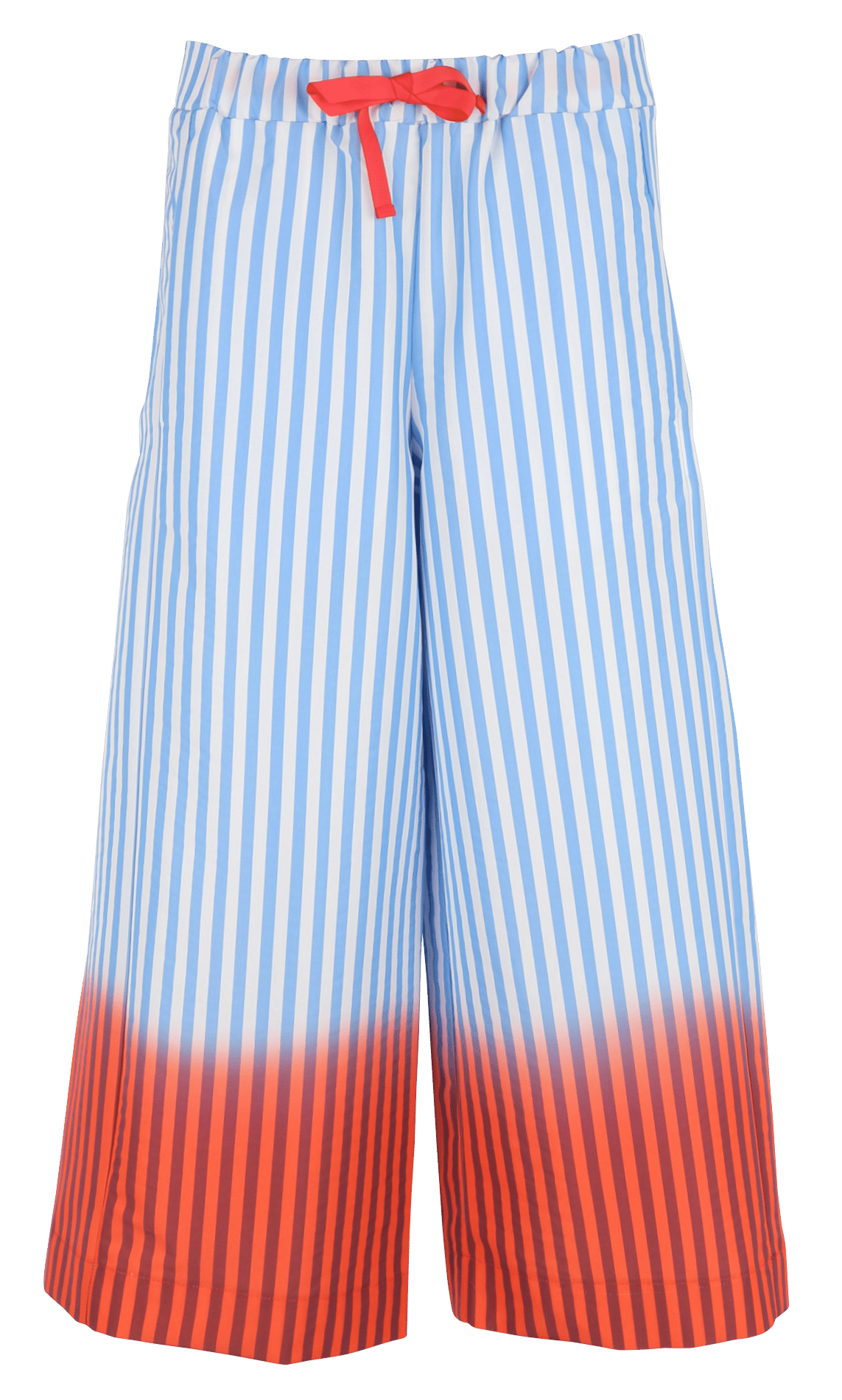 Pantalon large élastiqué à rayures DR BLOOM Bleu