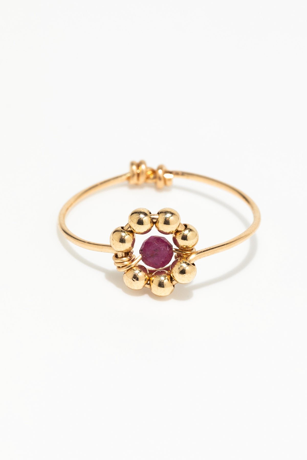 Bague daisy - rubis YAY Rose