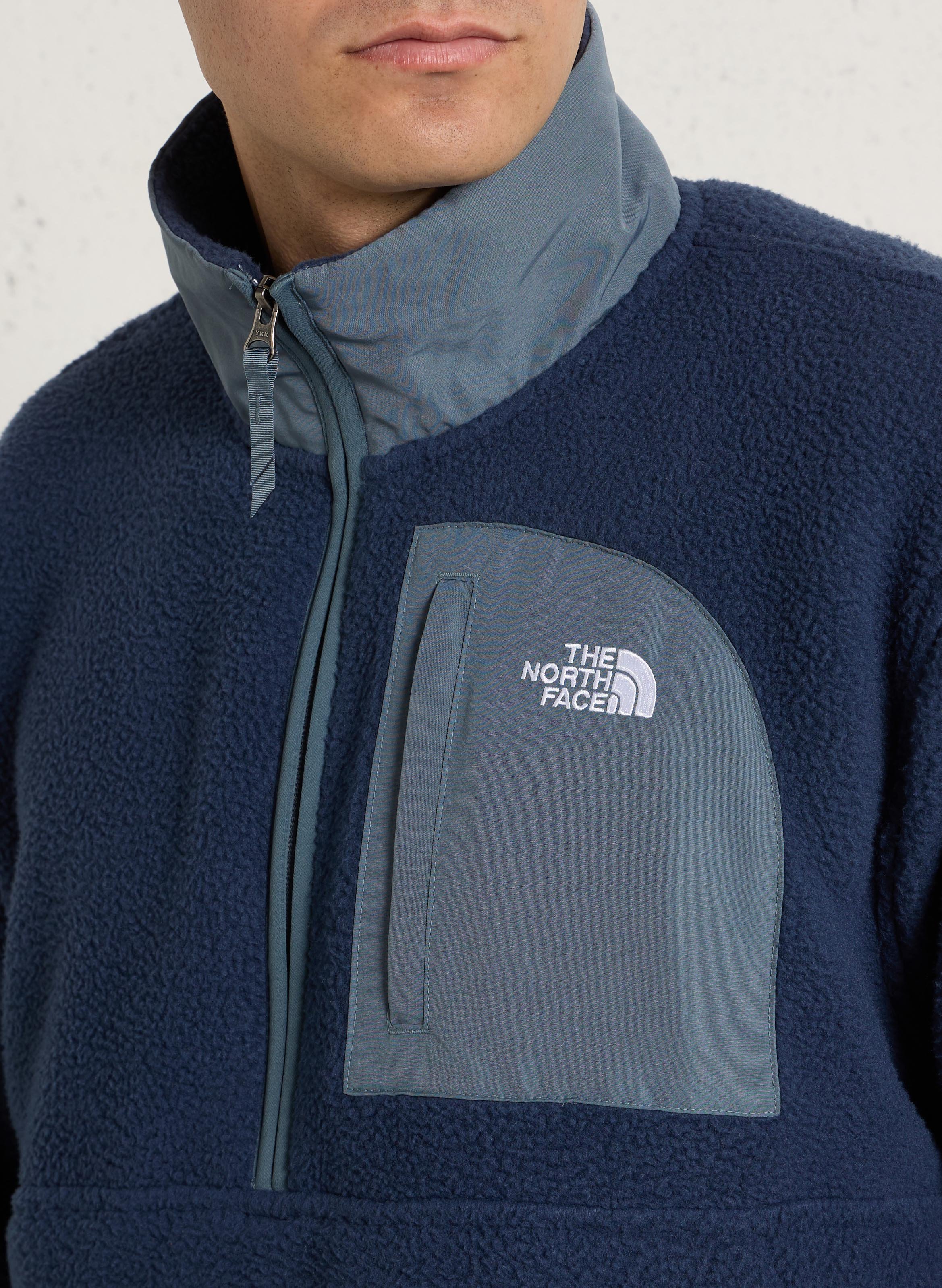 Oversized high-neck fleece THE NORTH FACE Blue