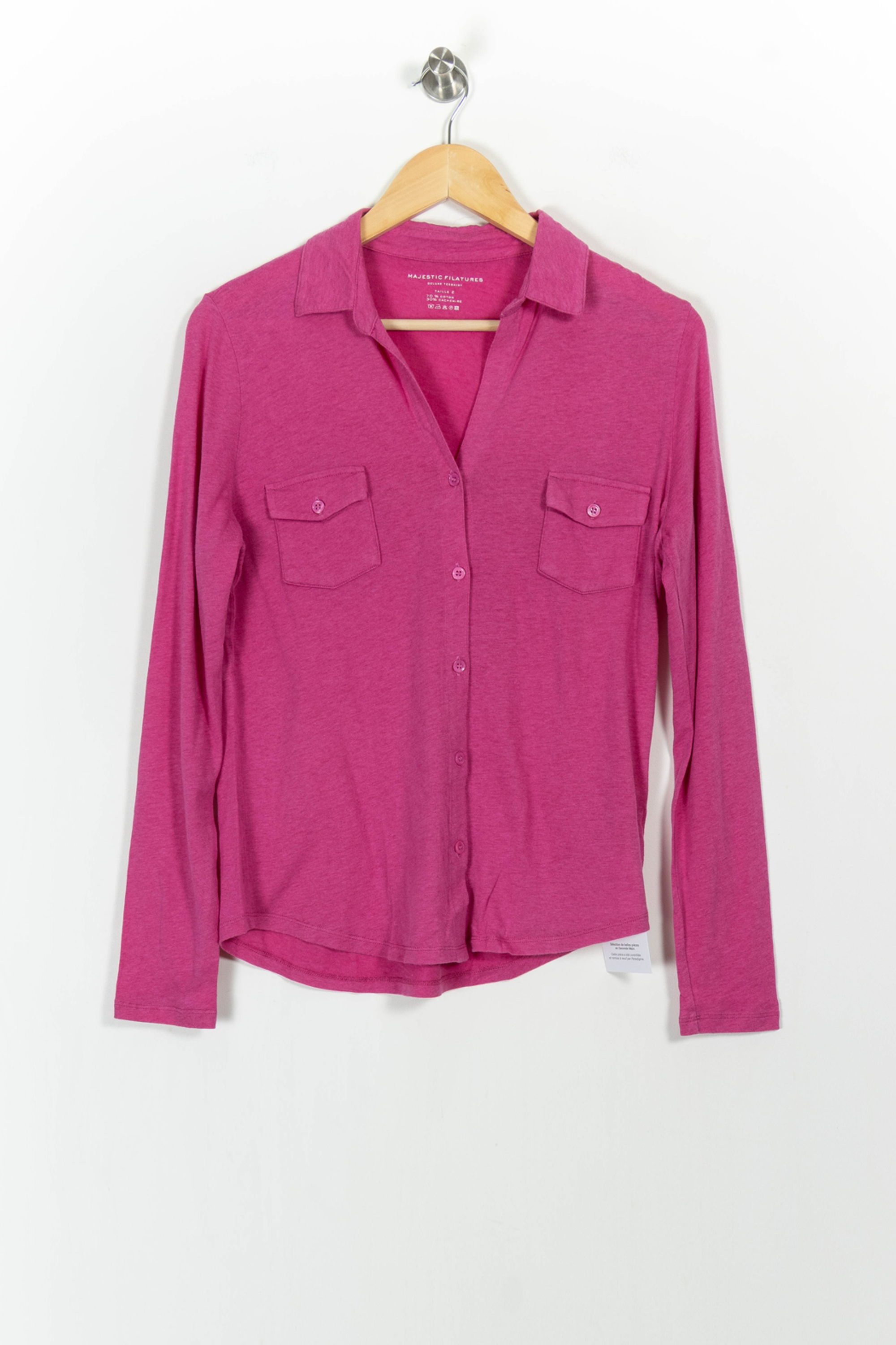 Top & tank top MAJESTIC FILATURES - SECONDE MAIN Pink