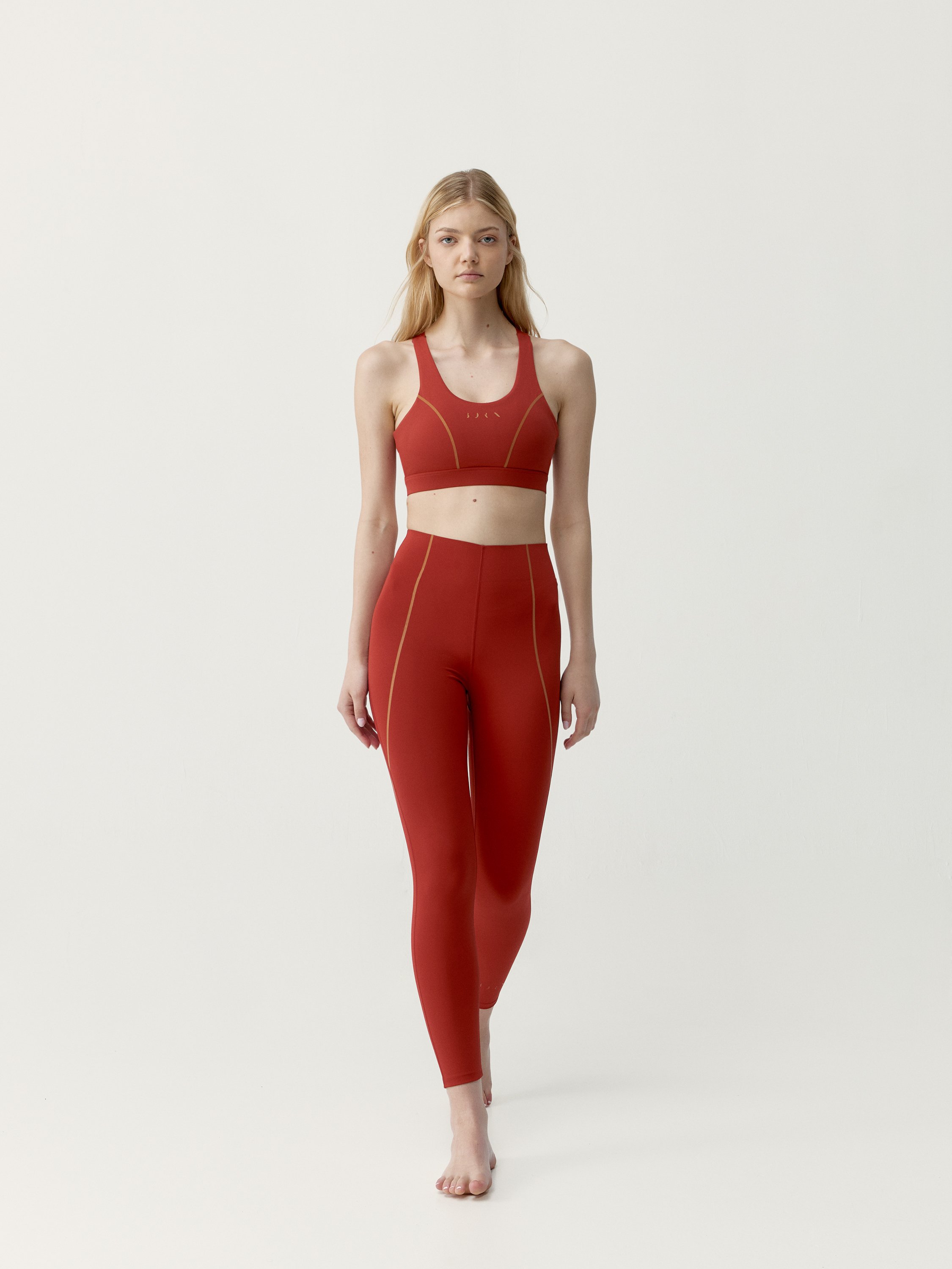 High-Fixation Performance Sports Bra BORN Orange