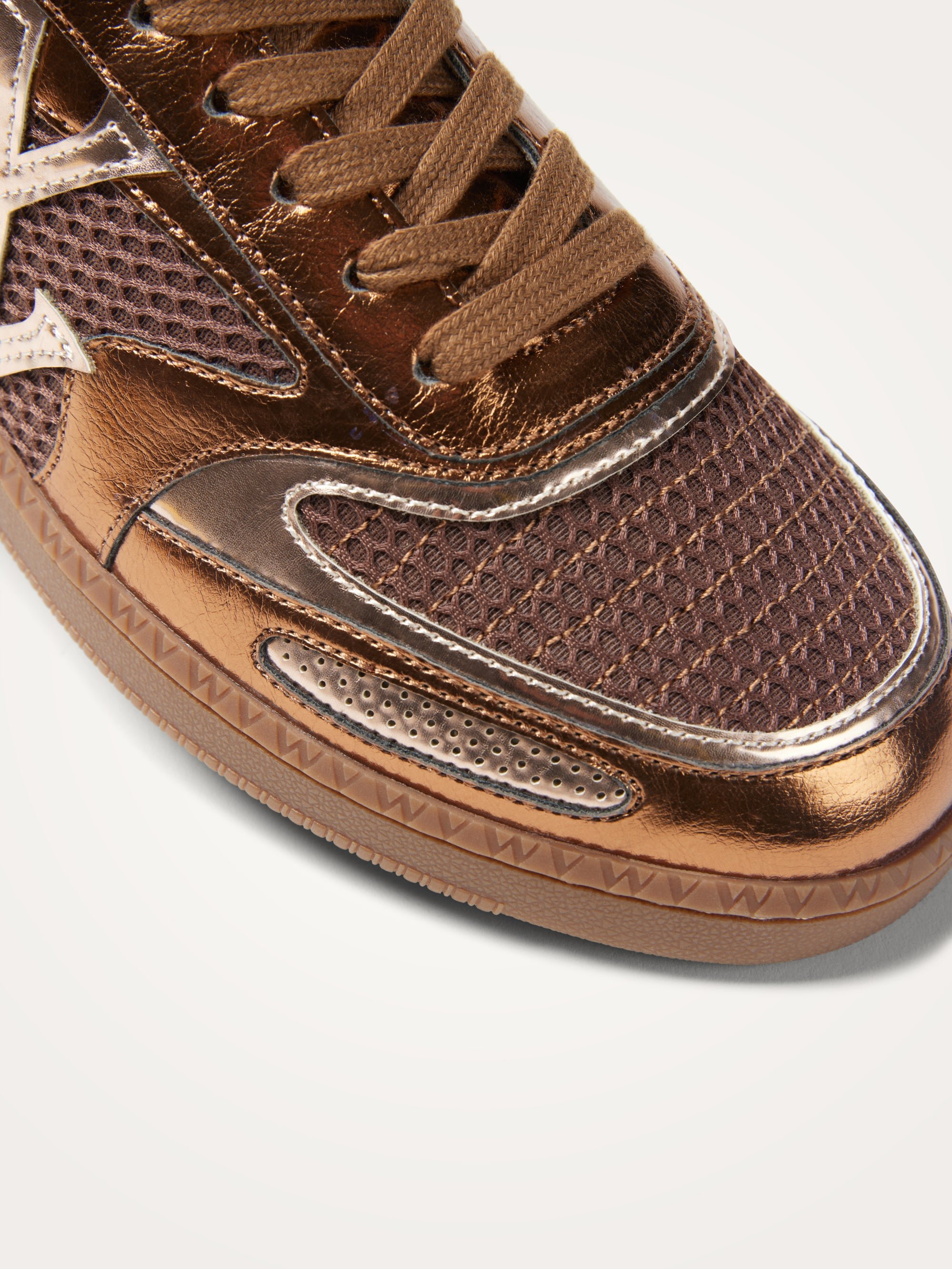 Sneakers with monogram on retro sole VANESSA WU Orange