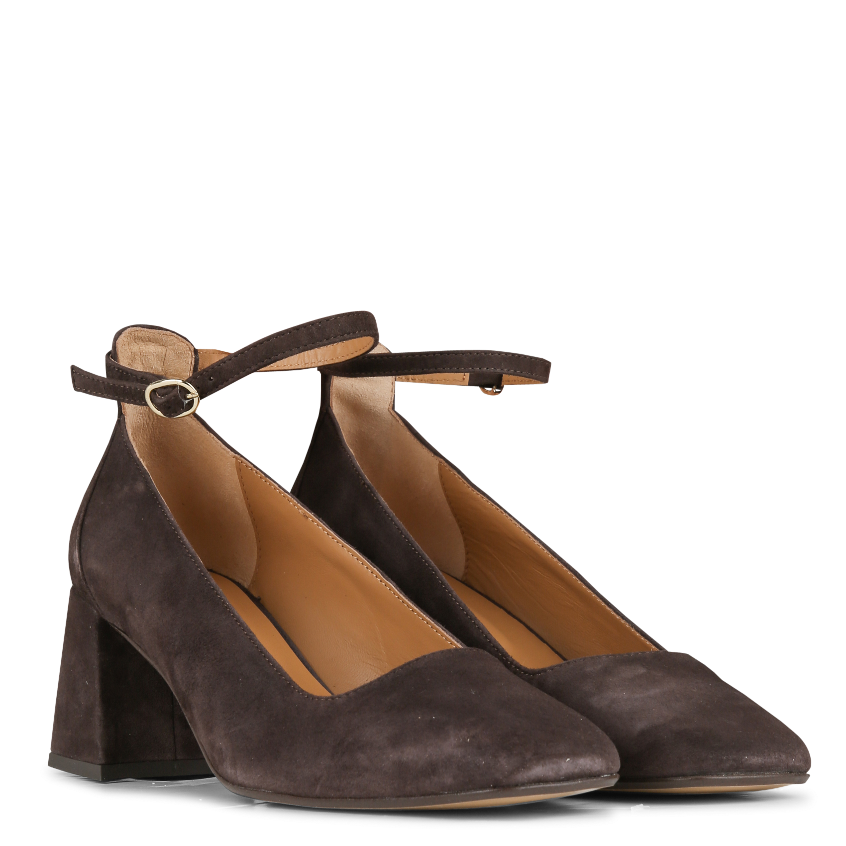 Escarpins en cuir vernis MELLOW YELLOW Marron