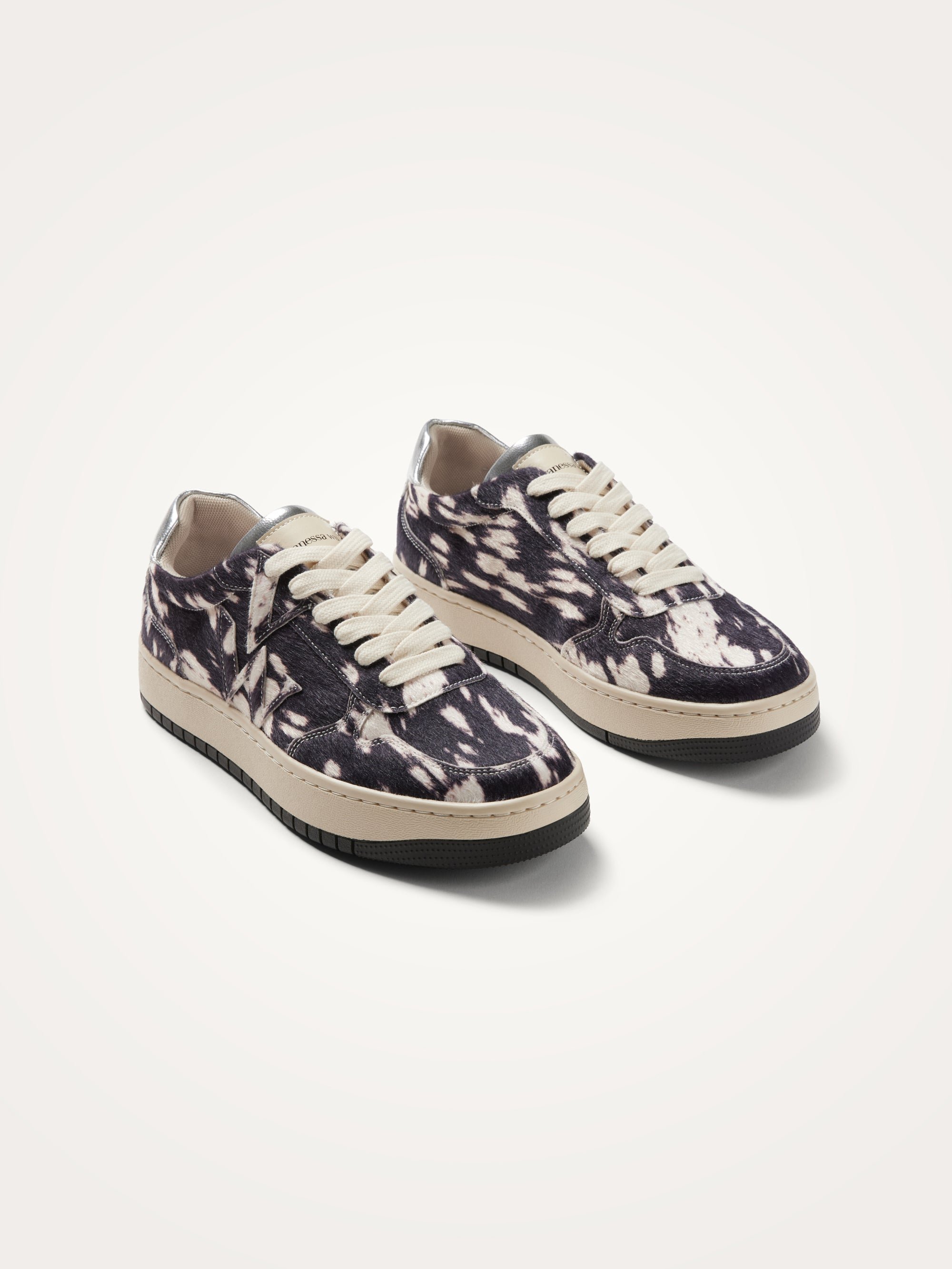 Monogram thick sole sneakers VANESSA WU Black