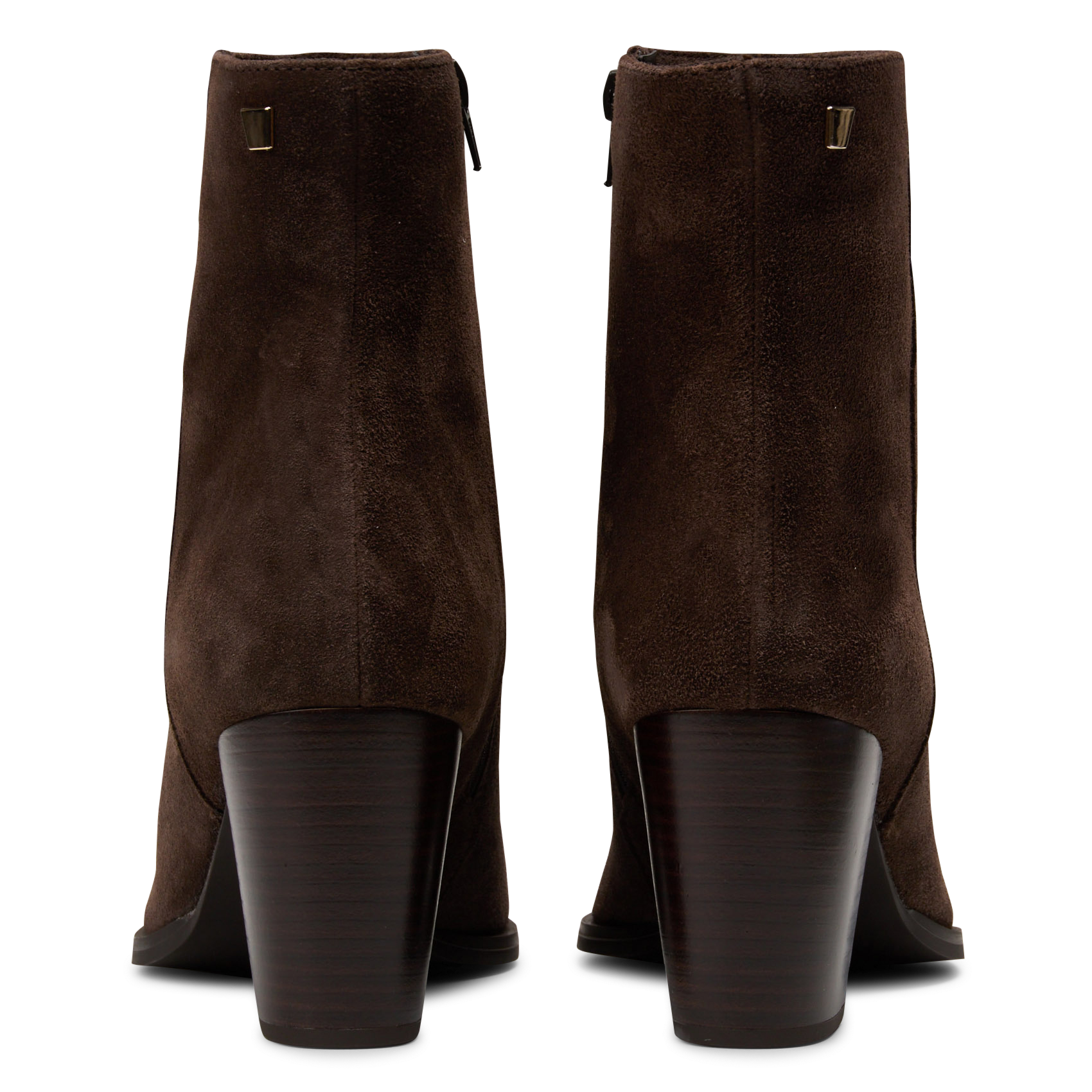 Leather mid-calf boots | Brown JB MARTIN Women