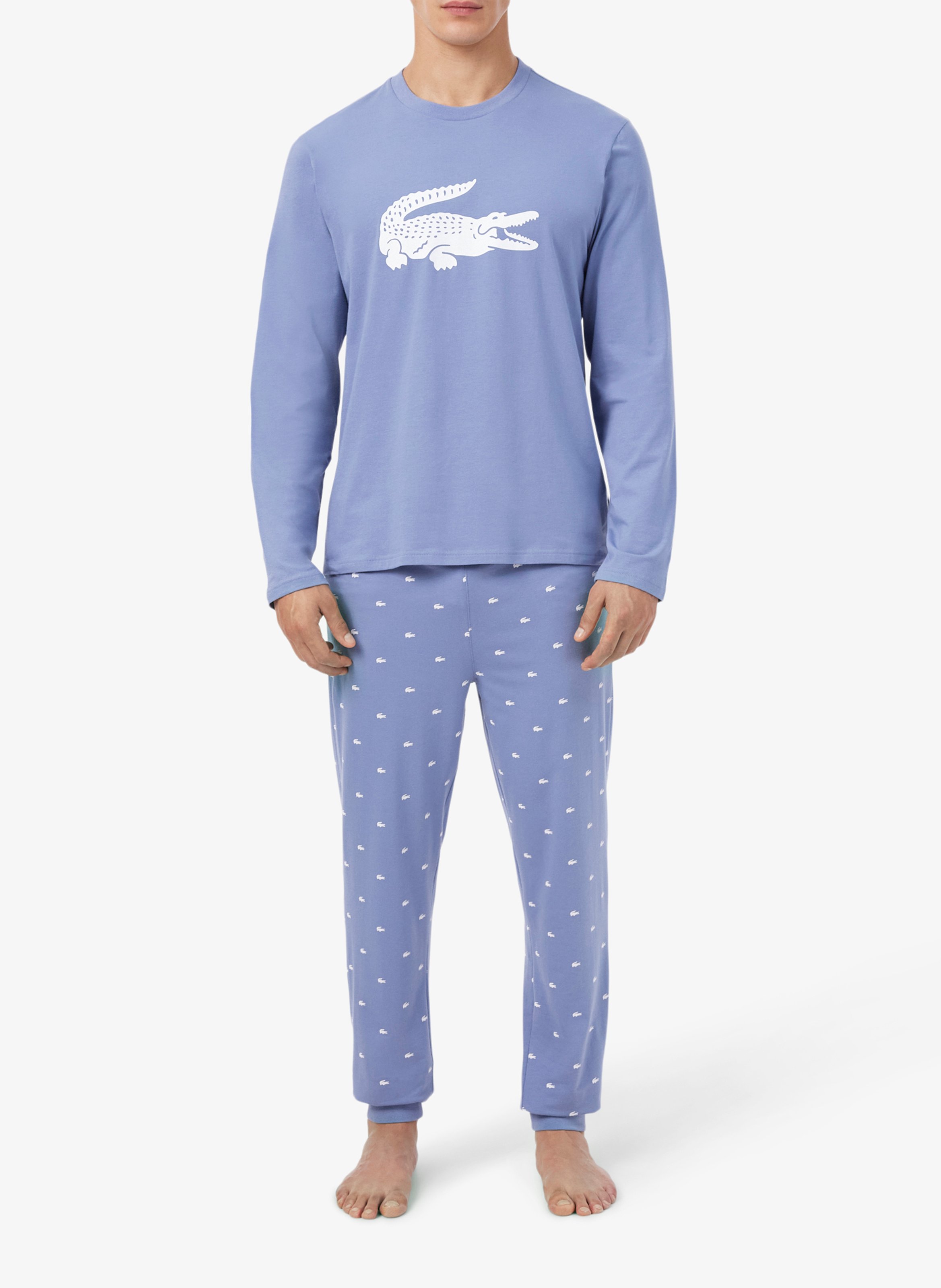 Cotton-mix pajama set LACOSTE