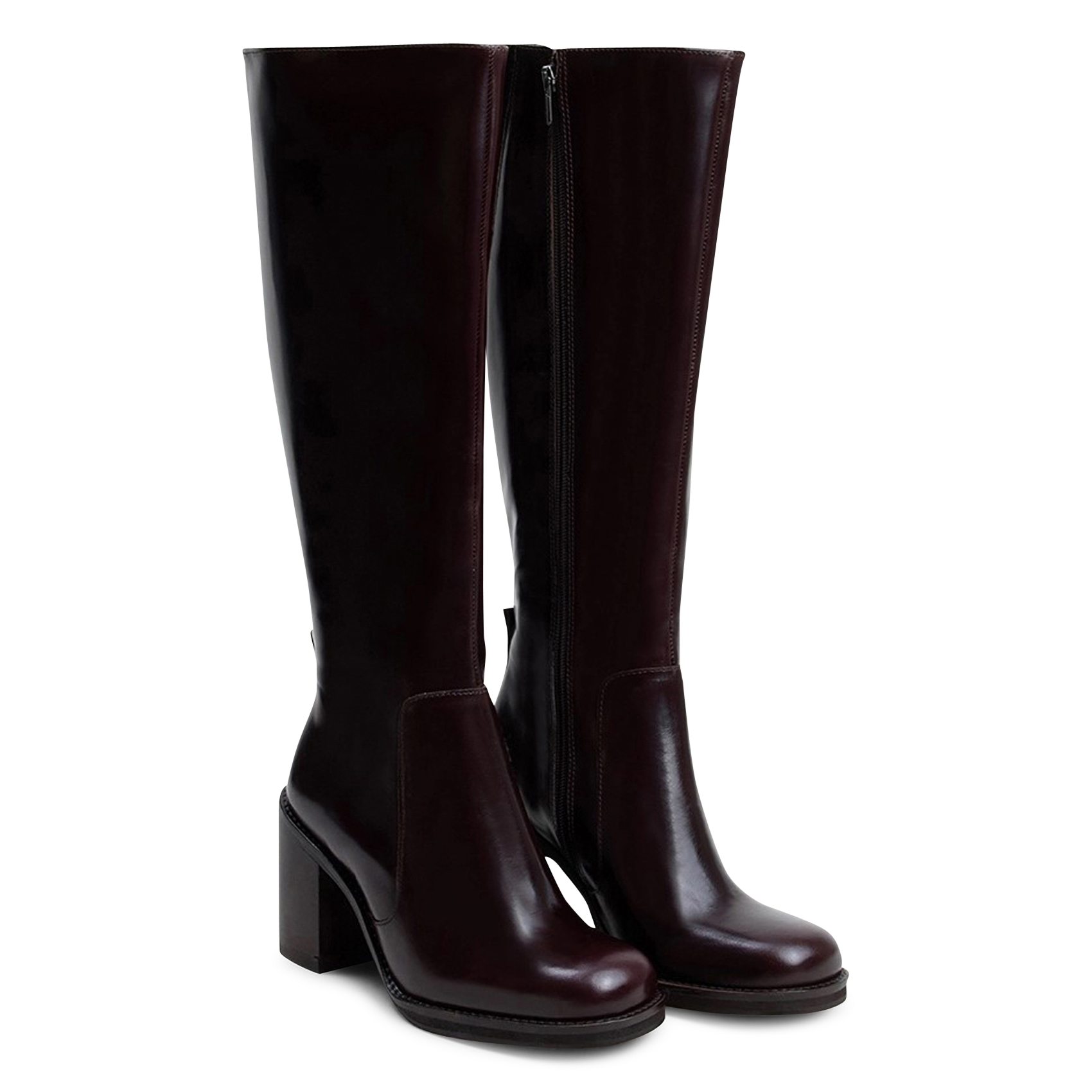 Leather boots JONAK Brown