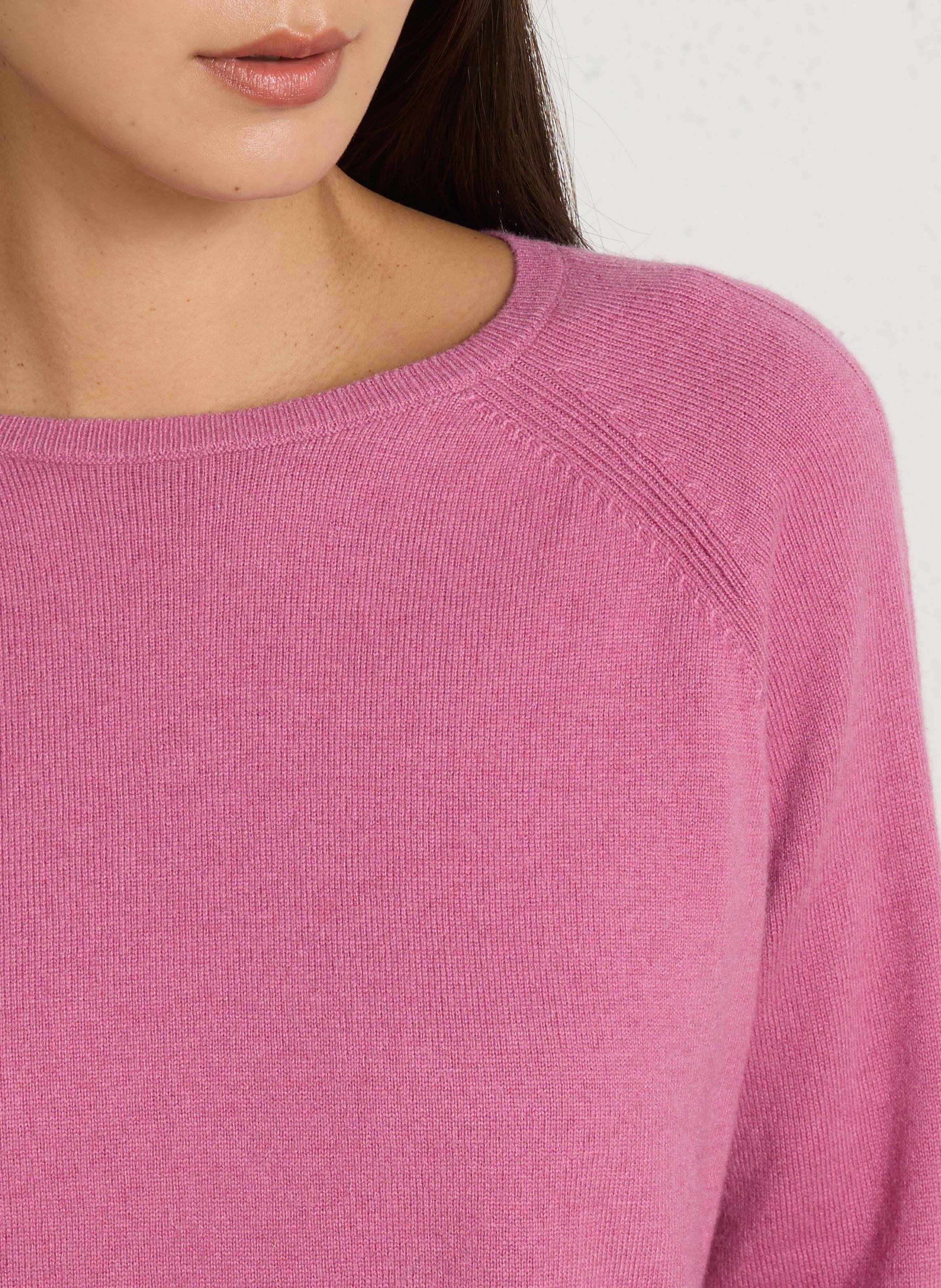 Solid Long Sleeve Pullover NICE THINGS Pink