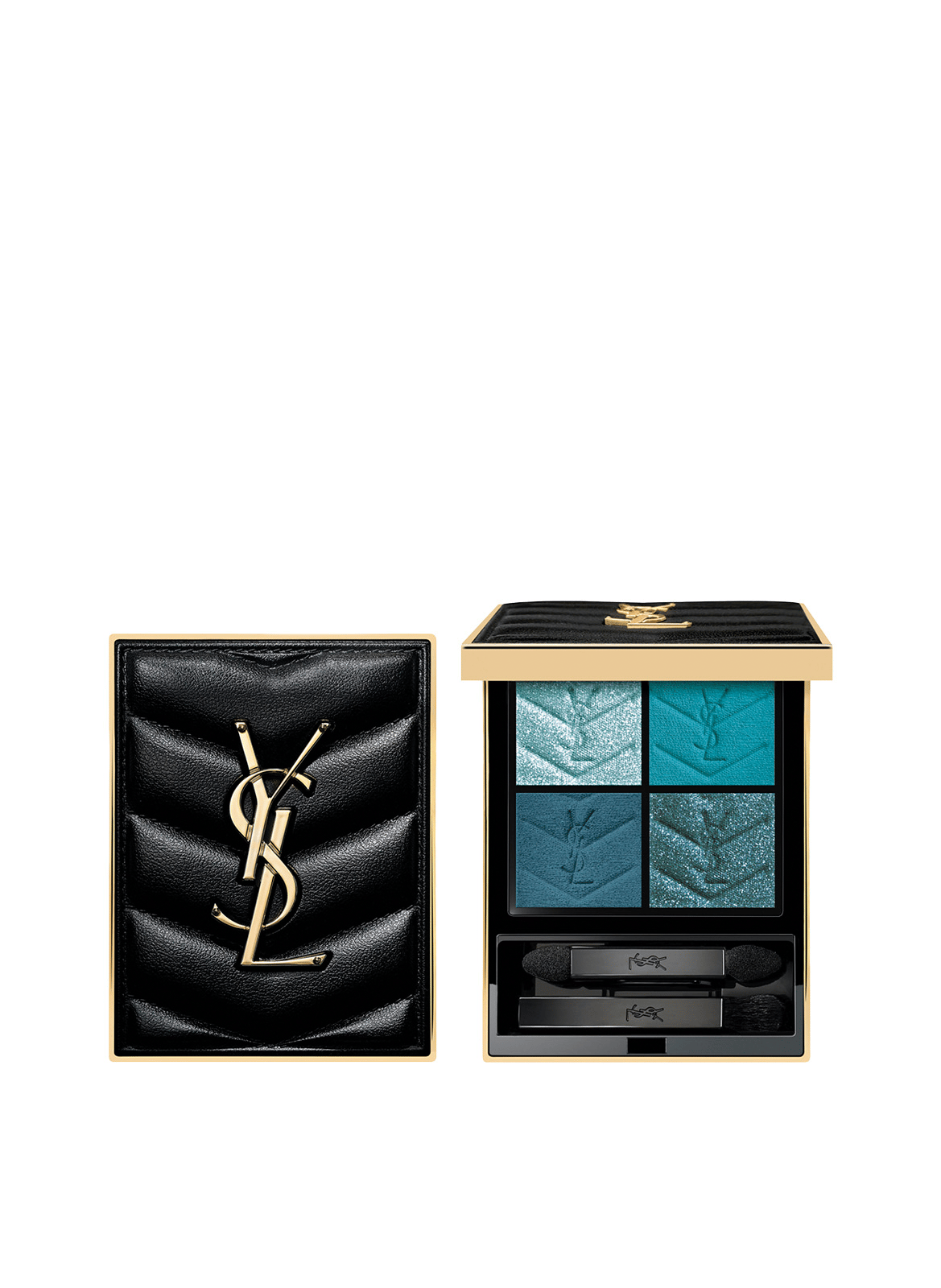 Couture Mini Clutch Palette de fards à paupières - pigments intenses - longue tenue YVES SAINT LAURENT Bleu