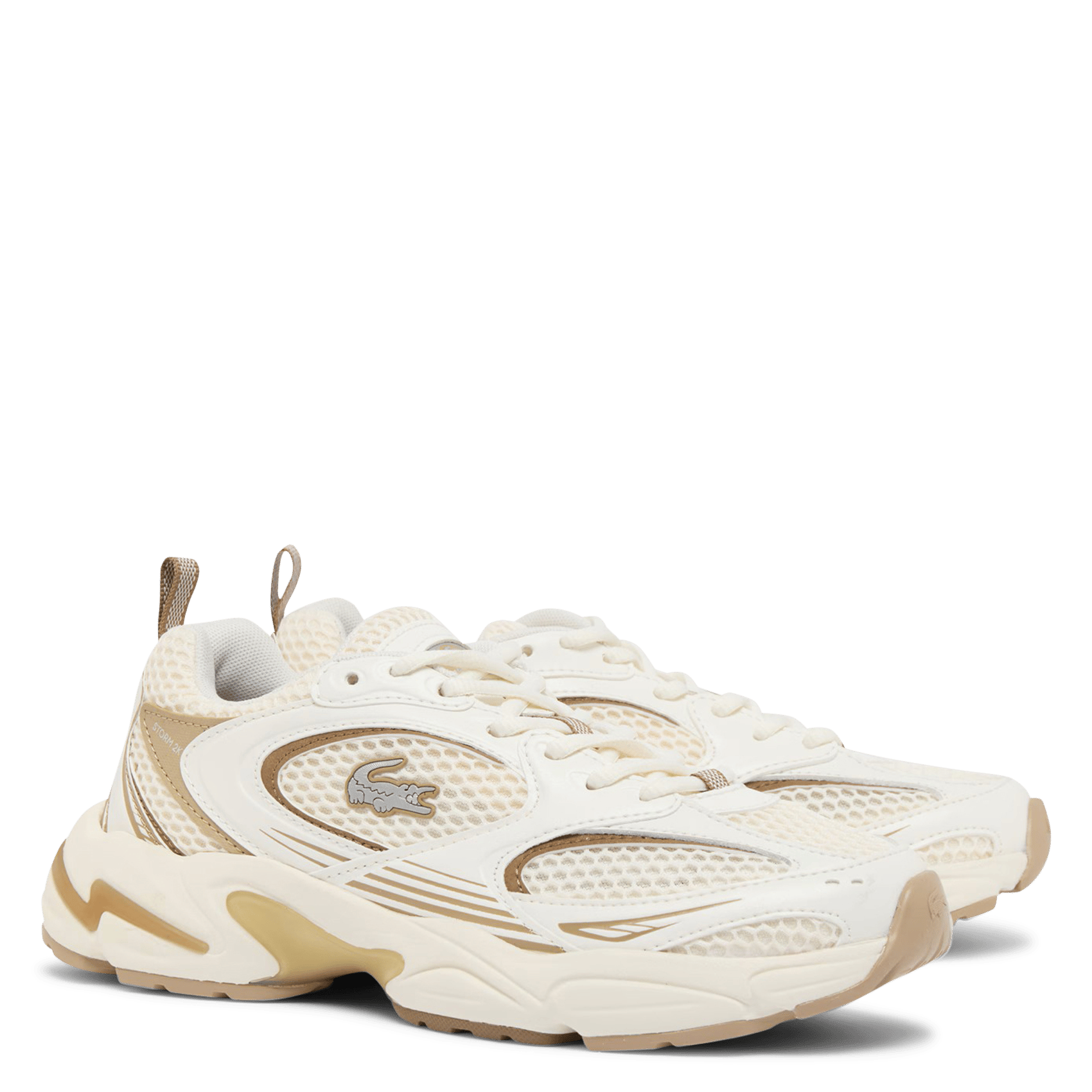 Low-top leather trainers LACOSTE White