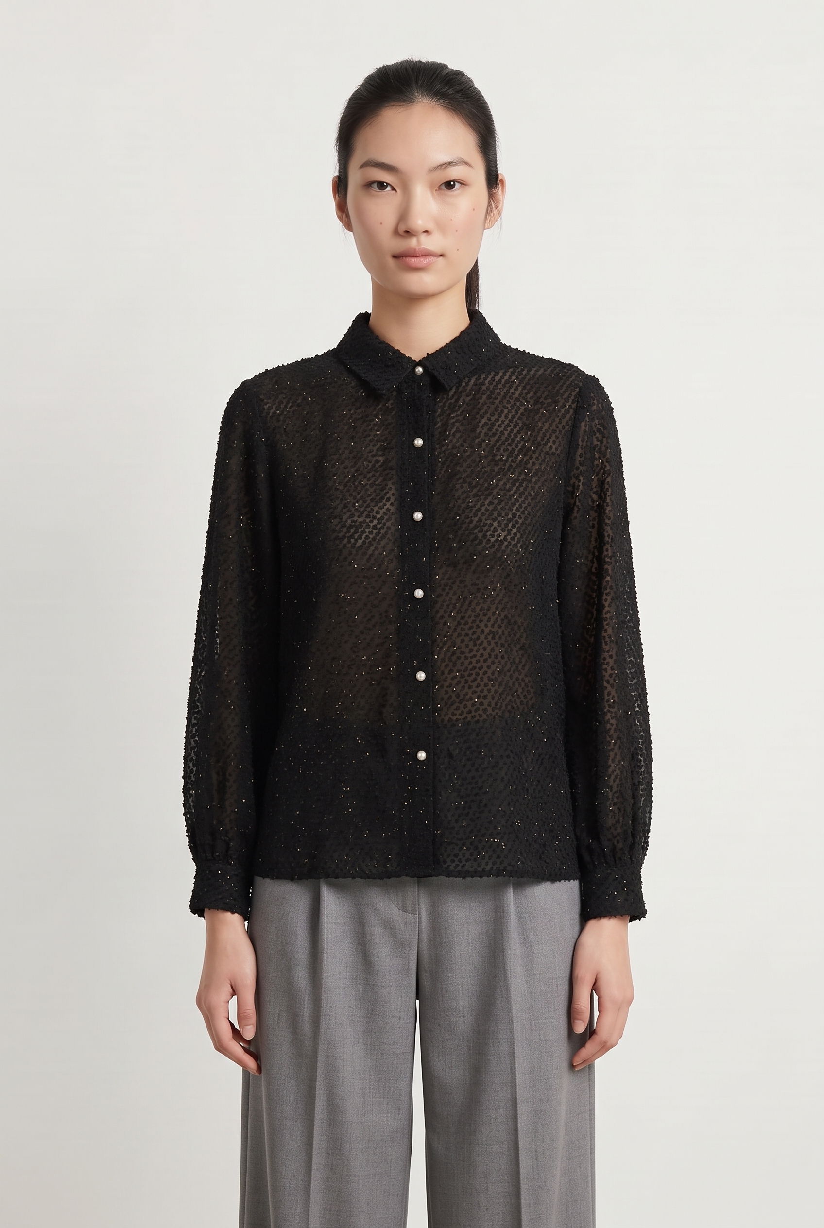 Blouse Laura Laval - Seconde Main Black