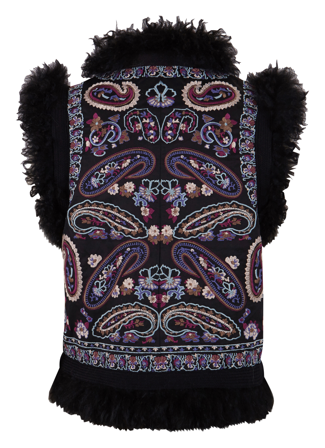 Gerader Baumwoll-Cardigan ANTIK BATIK Schwarz