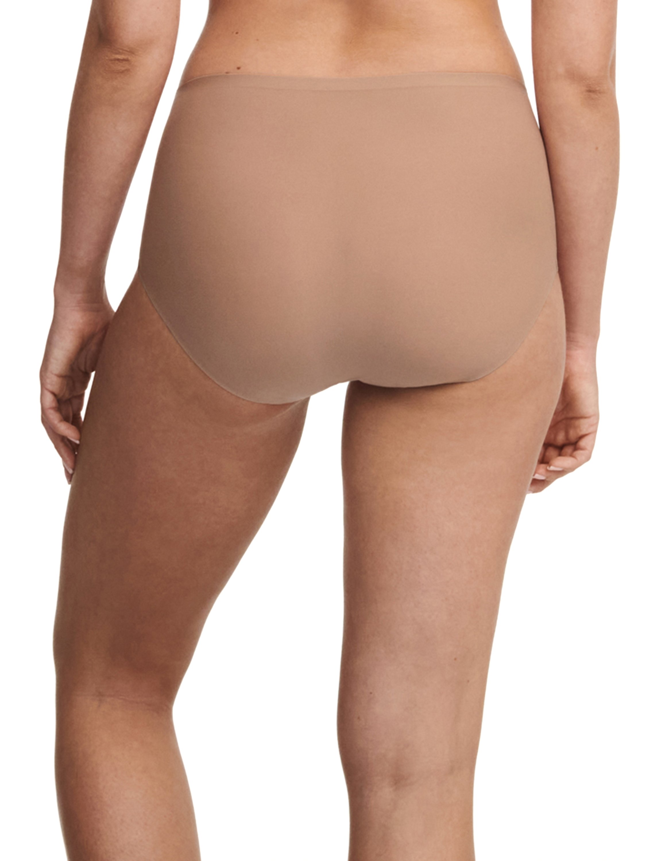 High-waisted lace panties CHANTELLE Beige