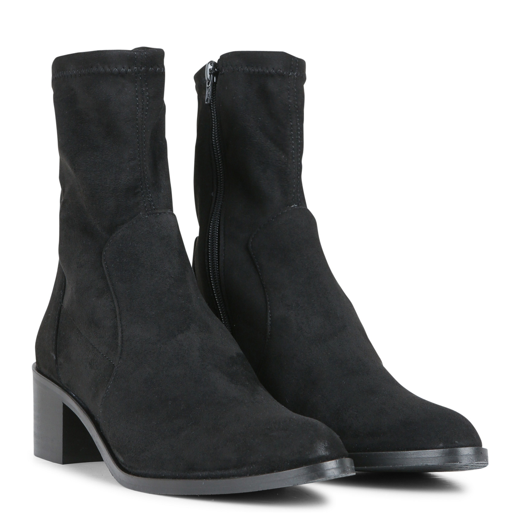 Bottines effet cuir velours JB MARTIN Noir