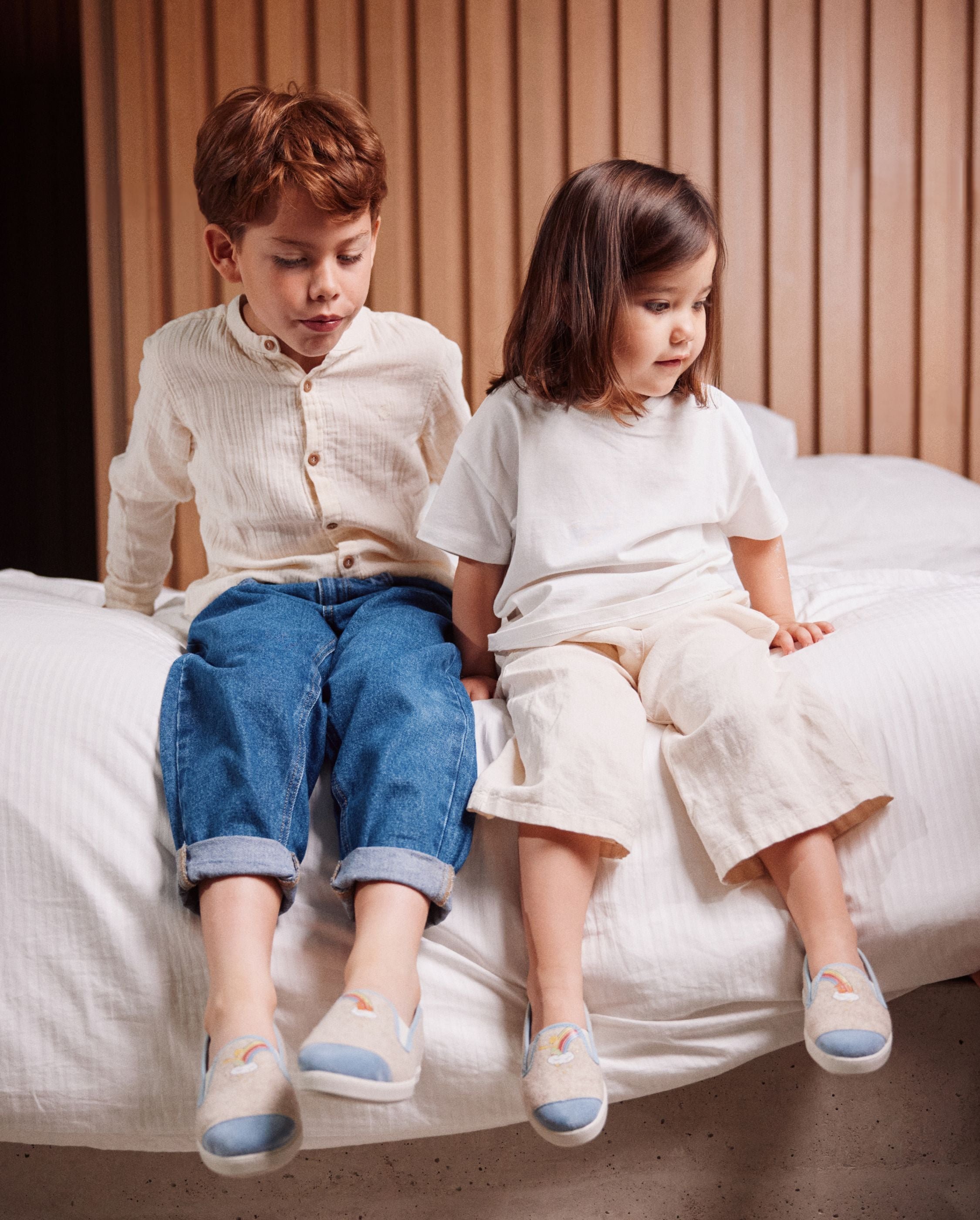 Child slipper collaboration with the little prince ANGARDE Beige