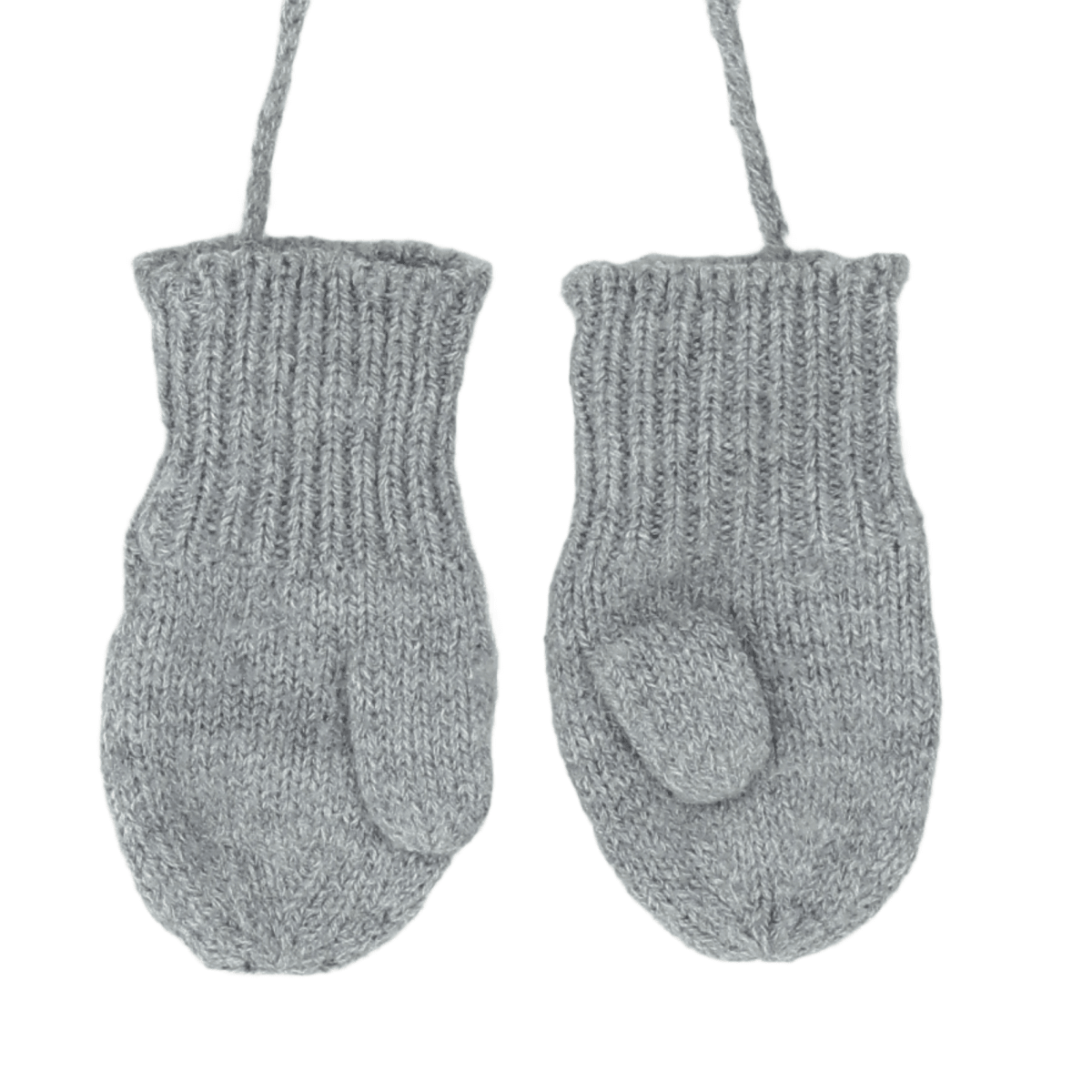 Grey Baby Mittens - 24 months BONTON - Seconde Main Grey