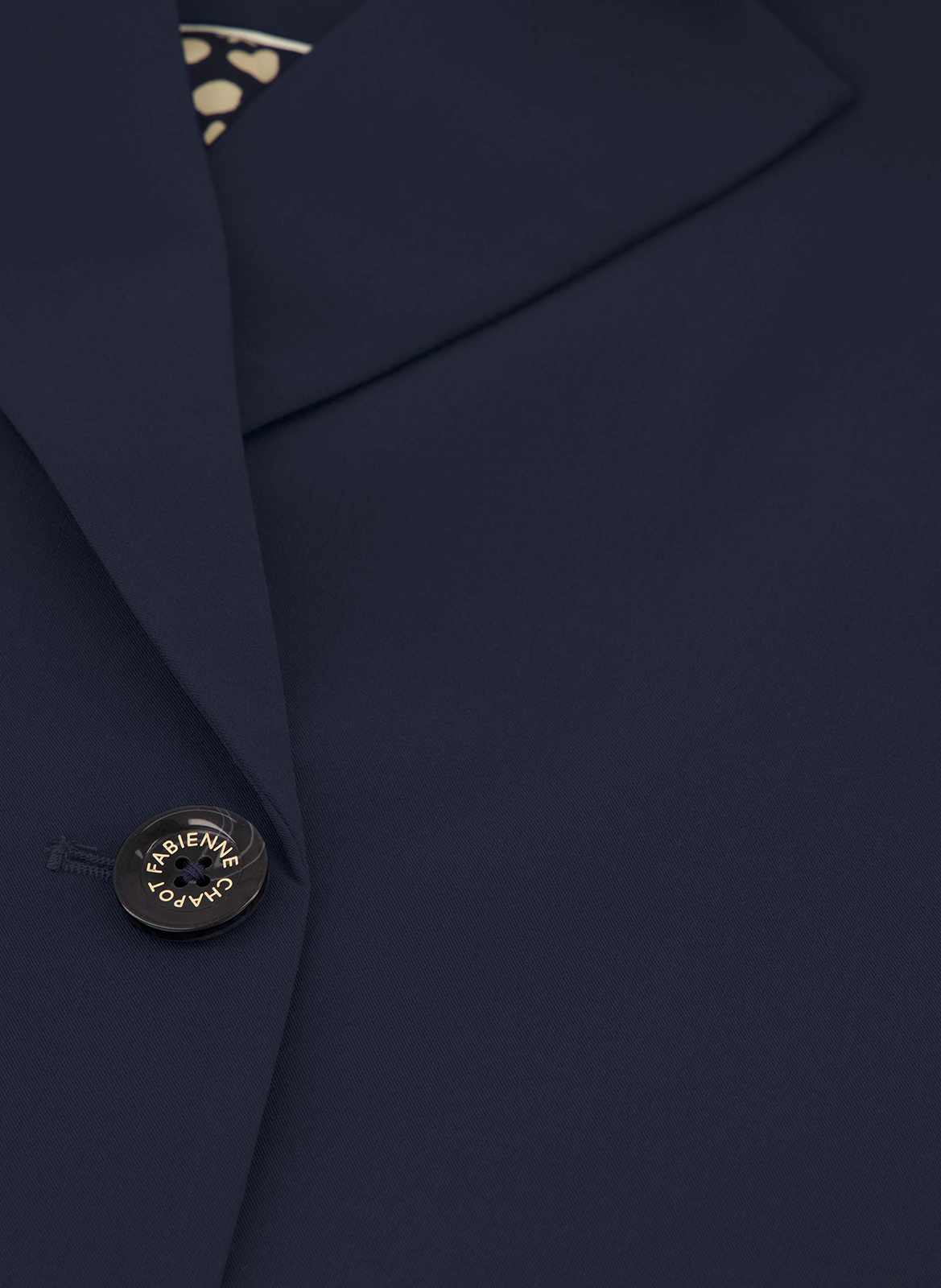 Blazer with tailored collar FABIENNE CHAPOT Blue