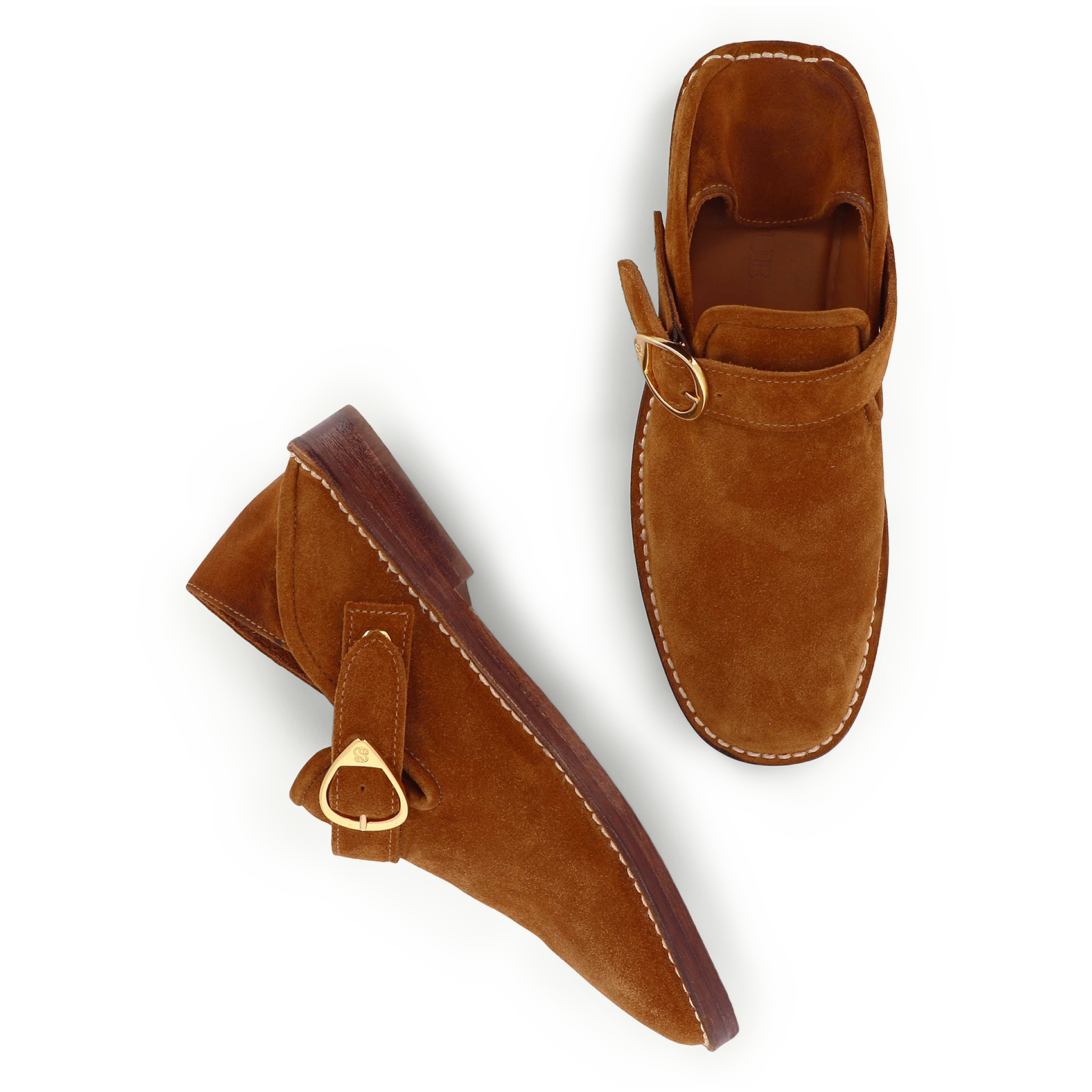 Leather loafers SOCQUE PARIS Beige