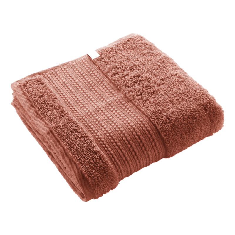 100% combed cotton hand towel L'EFFET PAPILLON Red