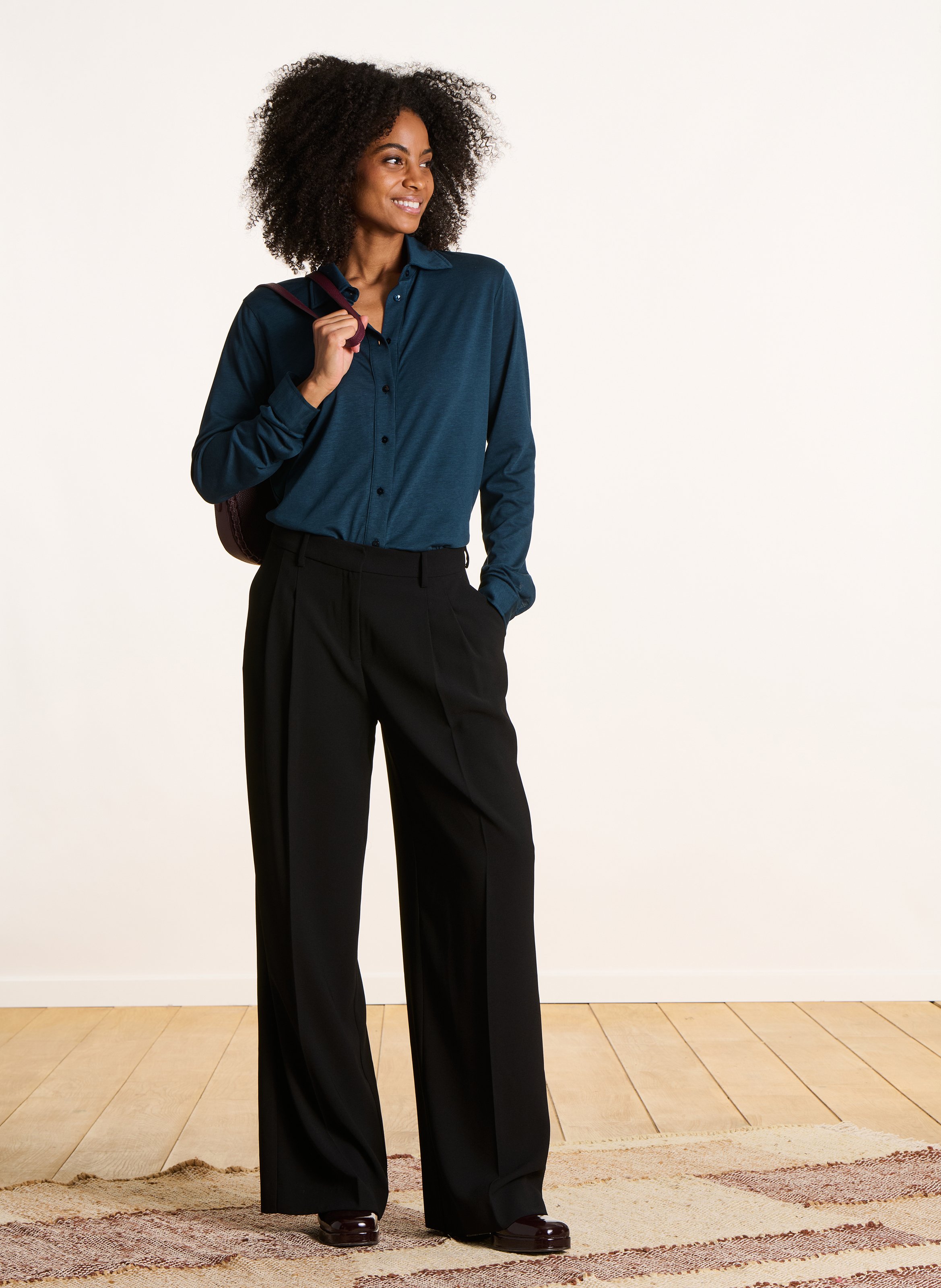 Straight shirt LA FEE MARABOUTEE Blue