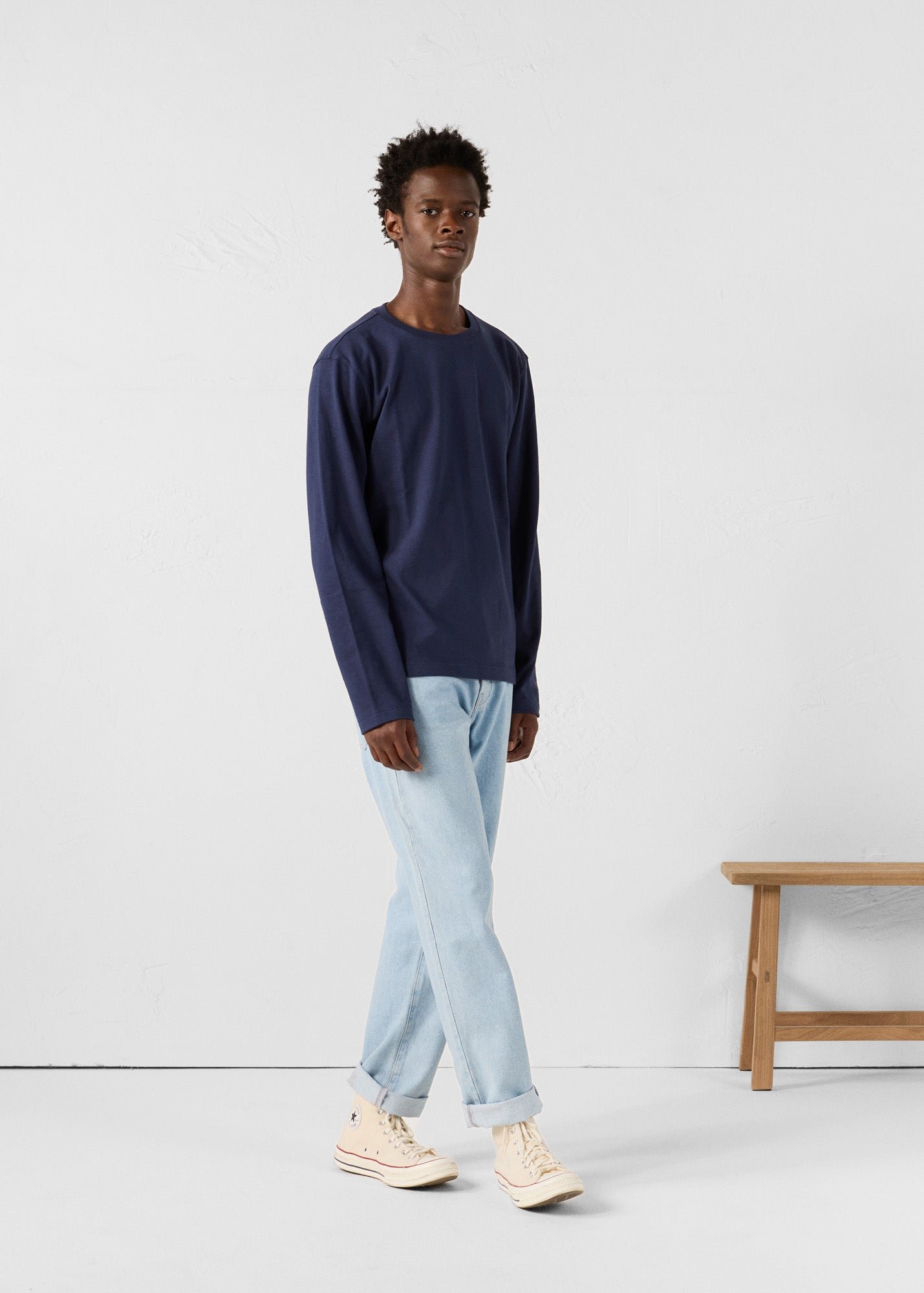 Emilio round neck T-shirt JOTT Blue