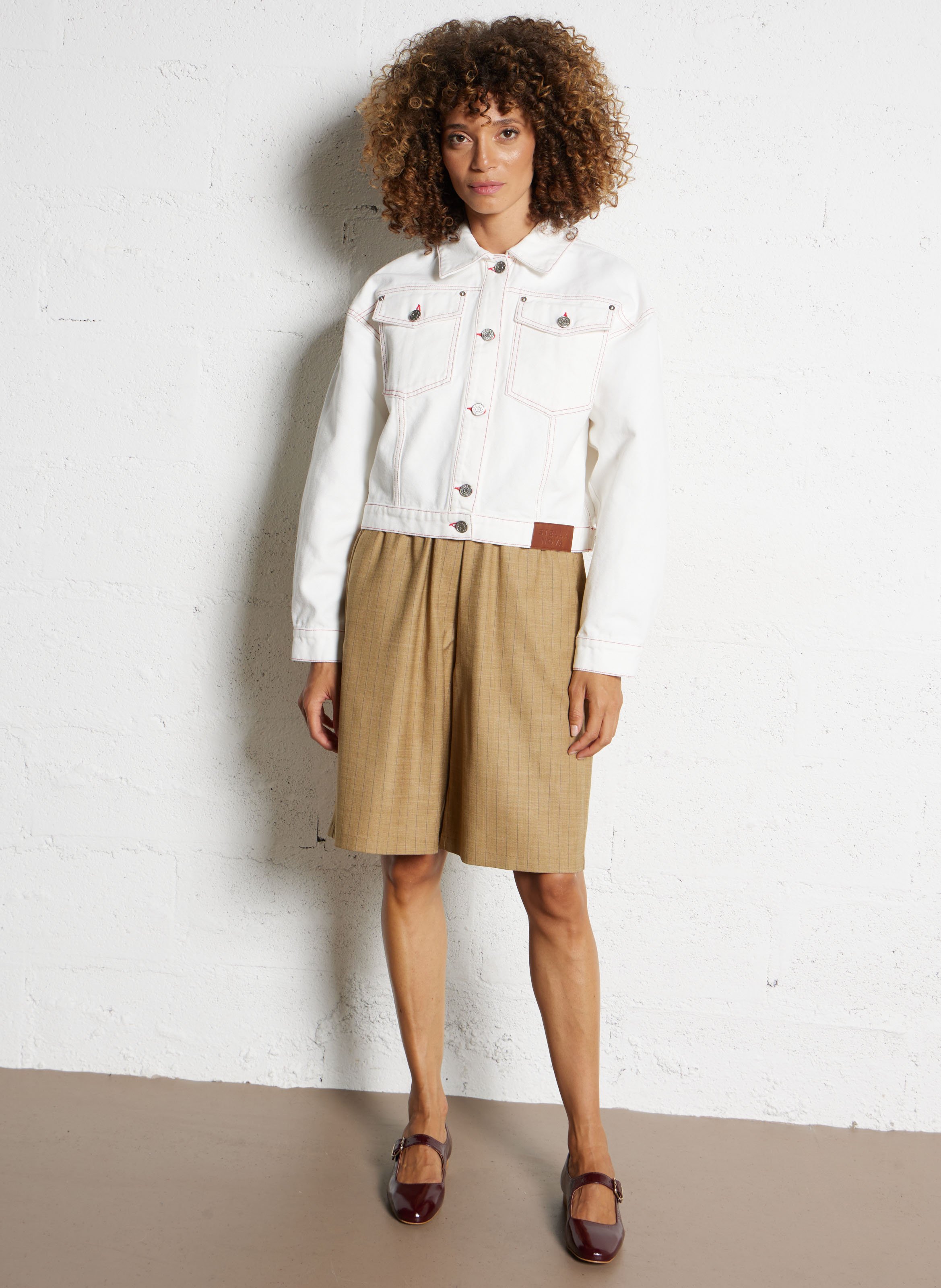 Jane patent leather ballet pumps MAISON 123 Red