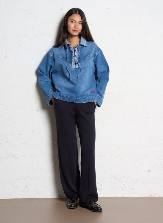 Mocassin en daim - Look 1