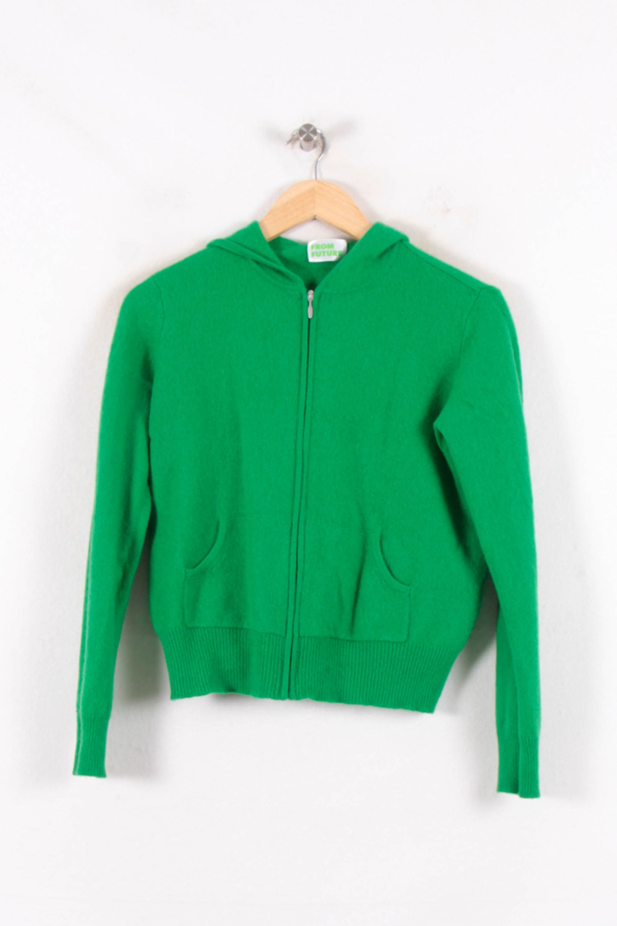 Cardigan FROM FUTURE - Seconde Main Green