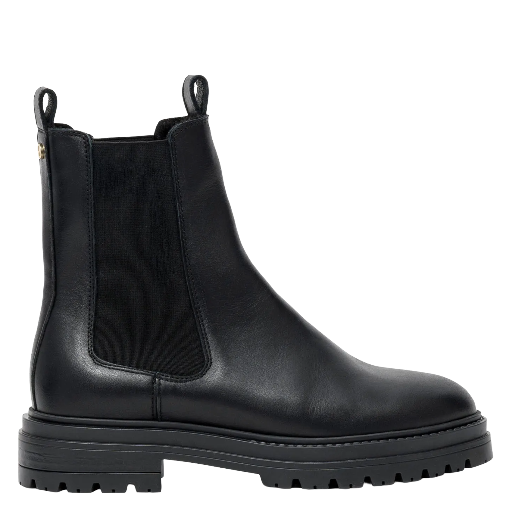 Bianca leather ankle boots BOCAGE Black