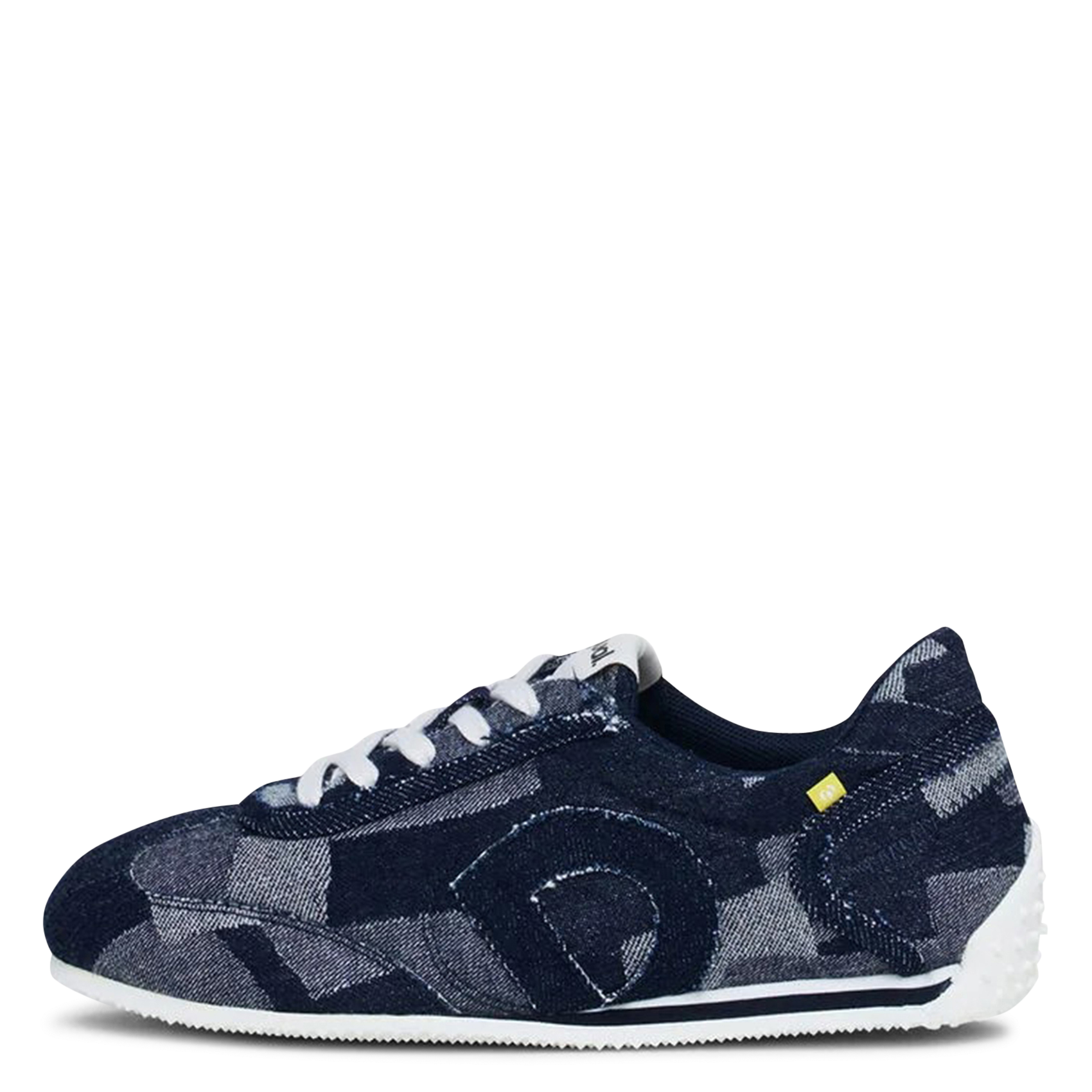 Niedrige Sneaker aus Baumwoll-Mix DESIGUAL Blau