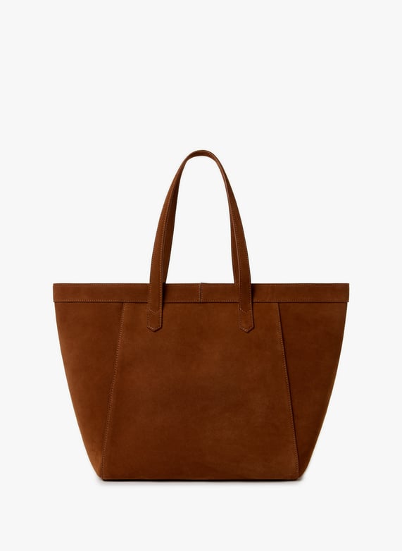 Suede tote bag Brown Saison 1865 - Women | Place des Tendances Suede tote bag Brown Saison 1865 - Women | Place des Tendances