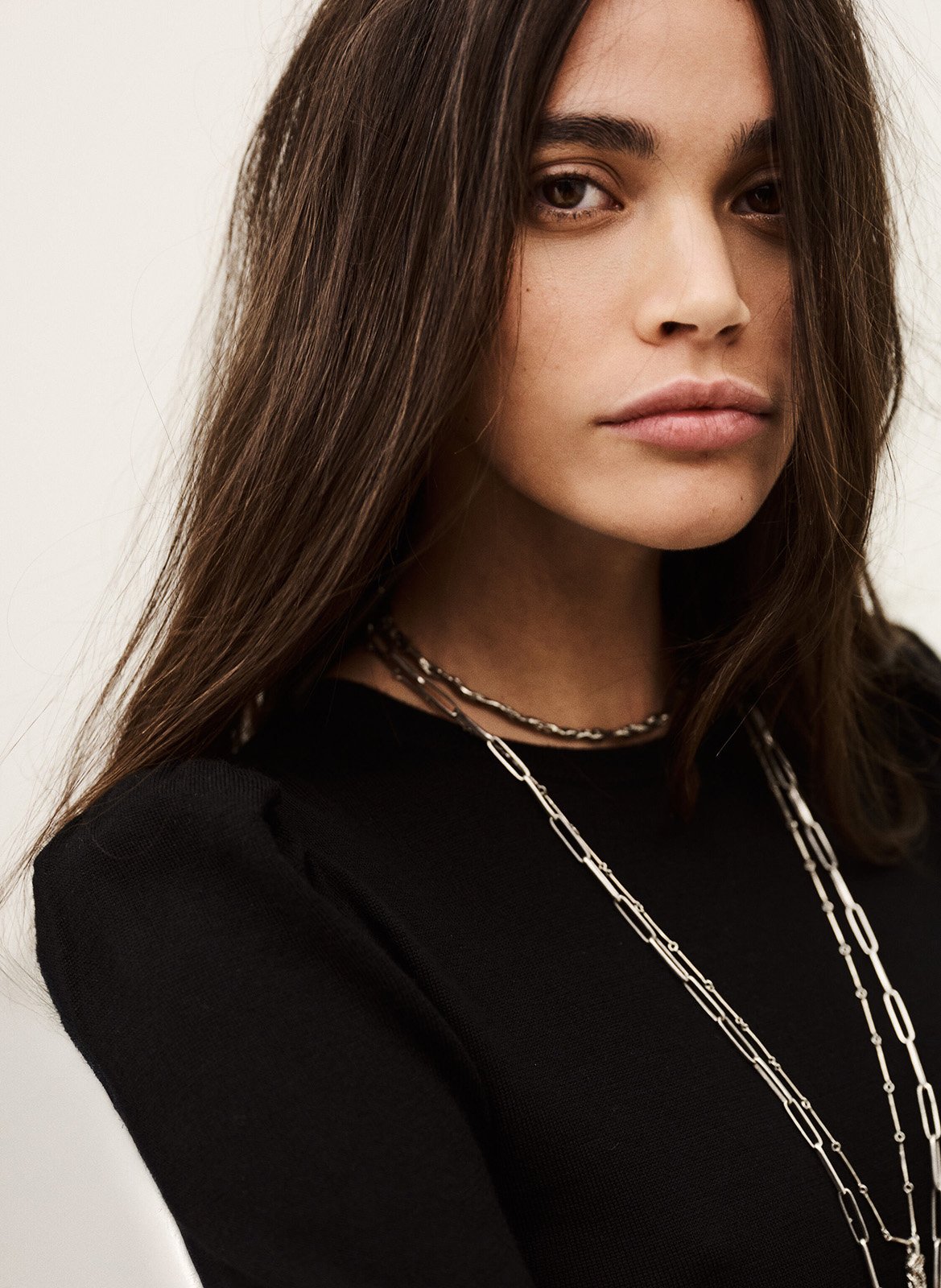 Abidjan wool round-neck sweater BA&SH Black