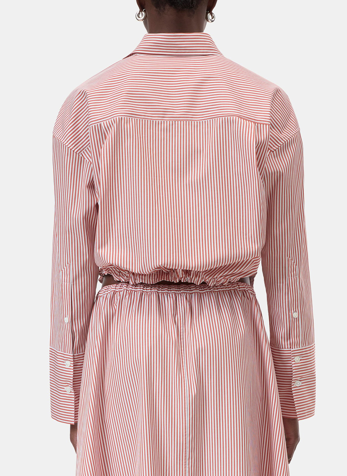 Chemise droite en coton CLOSED Rouge