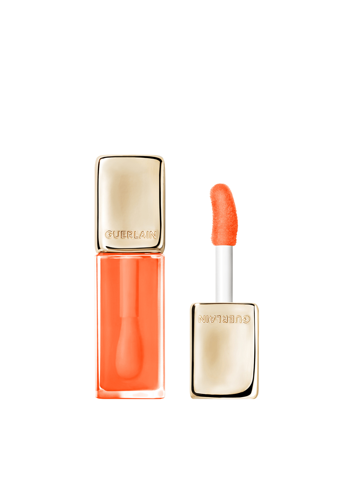 KISSKISS BEE GLOW OIL - Huile à lèvres teintée GUERLAIN 319 peach glow